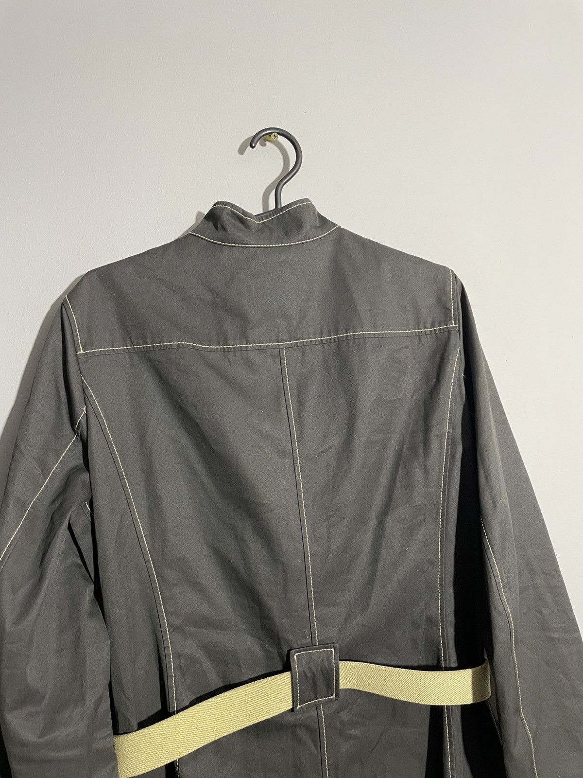 Fay Fay Dark Belted Cotton Trench Coat size s Size S / US 4 / IT 40 - 8 Thumbnail