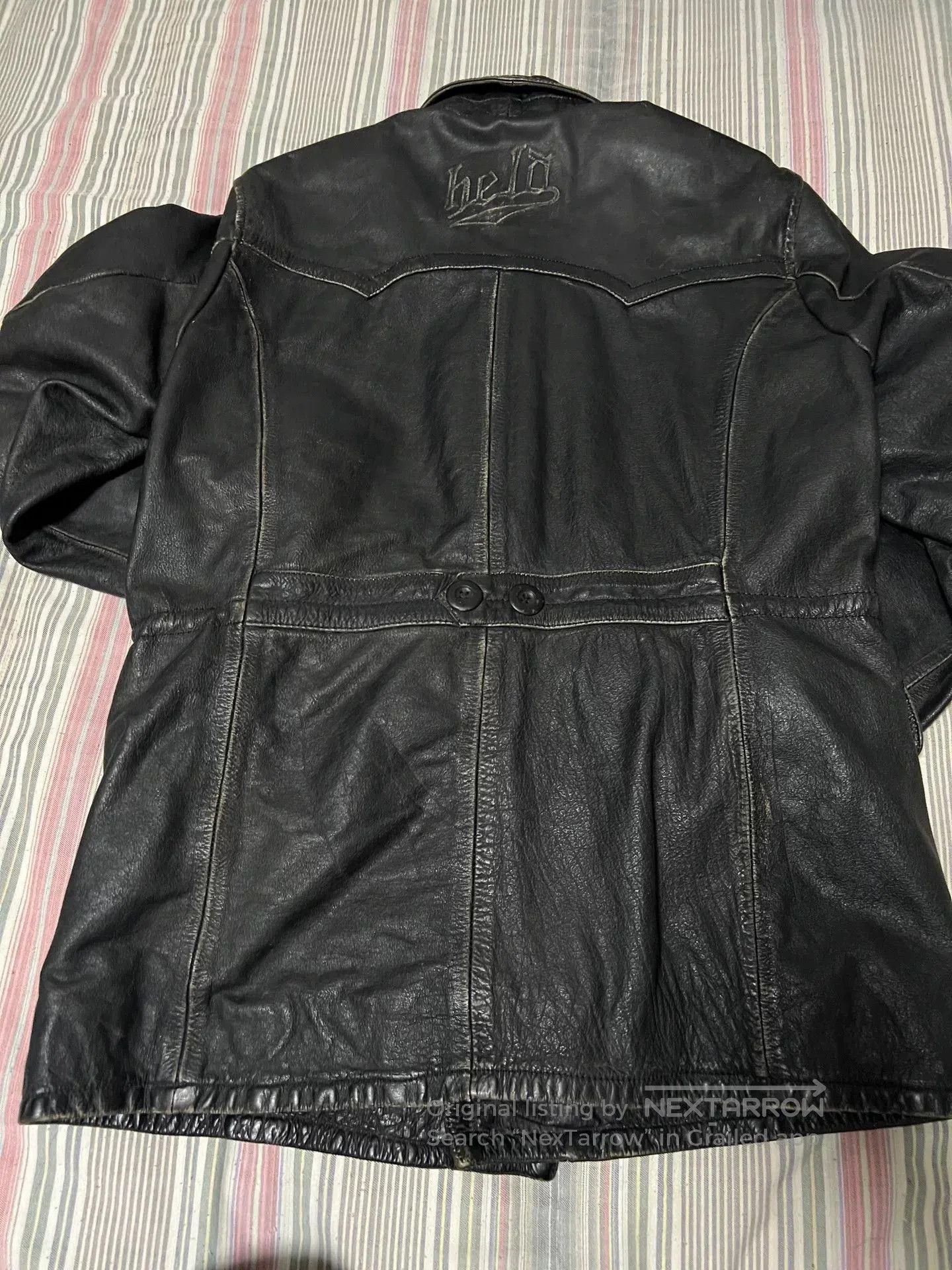Vintage Vintage Black Leather Jacket by NobleHouse. Size US XXL / EU 58 / 5 - 5 Thumbnail