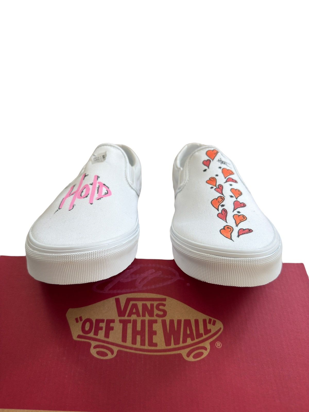 Matty Boy 1/1 Matty Boy Hand Drawn Slip-on Vans + Signed Box Size US 12 / EU 45 - 3 Thumbnail