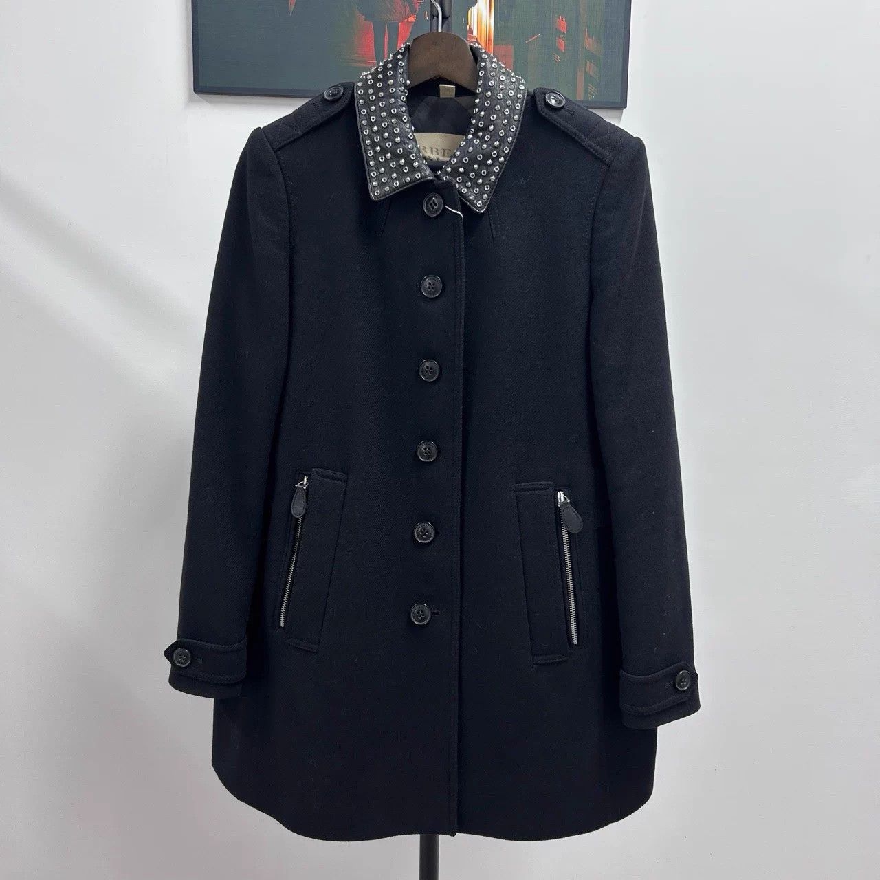 Burberry Burberry Studded Trench Coat UK8 Size S / US 4 / IT 40 - 1 Thumbnail