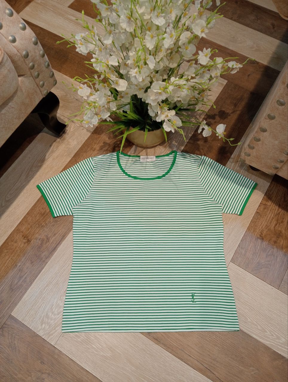 Yves Saint Laurent YVES SAINT LAURENT STRIPES TOPS - SIZE L Size L / US 10 / IT 46 - 2 Thumbnail