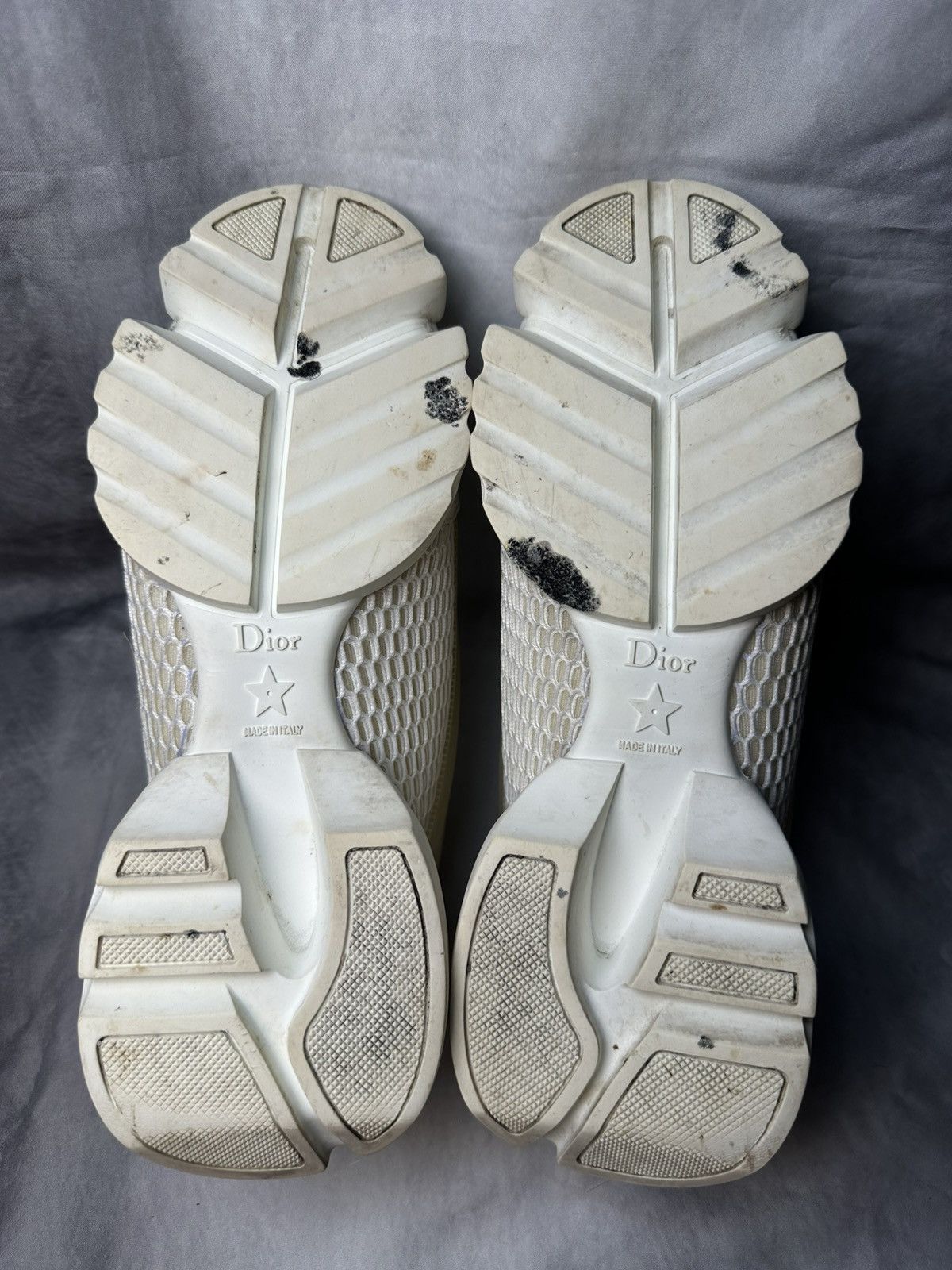 Dior DIOR D-CONNECT LEATHER & MESH SNEAKER Size US 7 / IT 37 - 8 Thumbnail