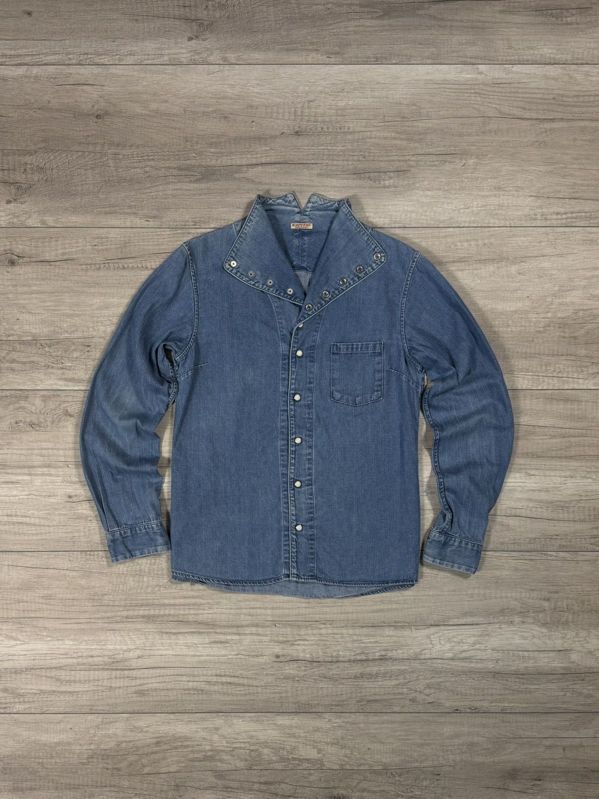 Kapital Kapital Japan Cotton Denim Western Shirt Size S 1 Size US S / EU 44-46 / 1 - 1 Thumbnail