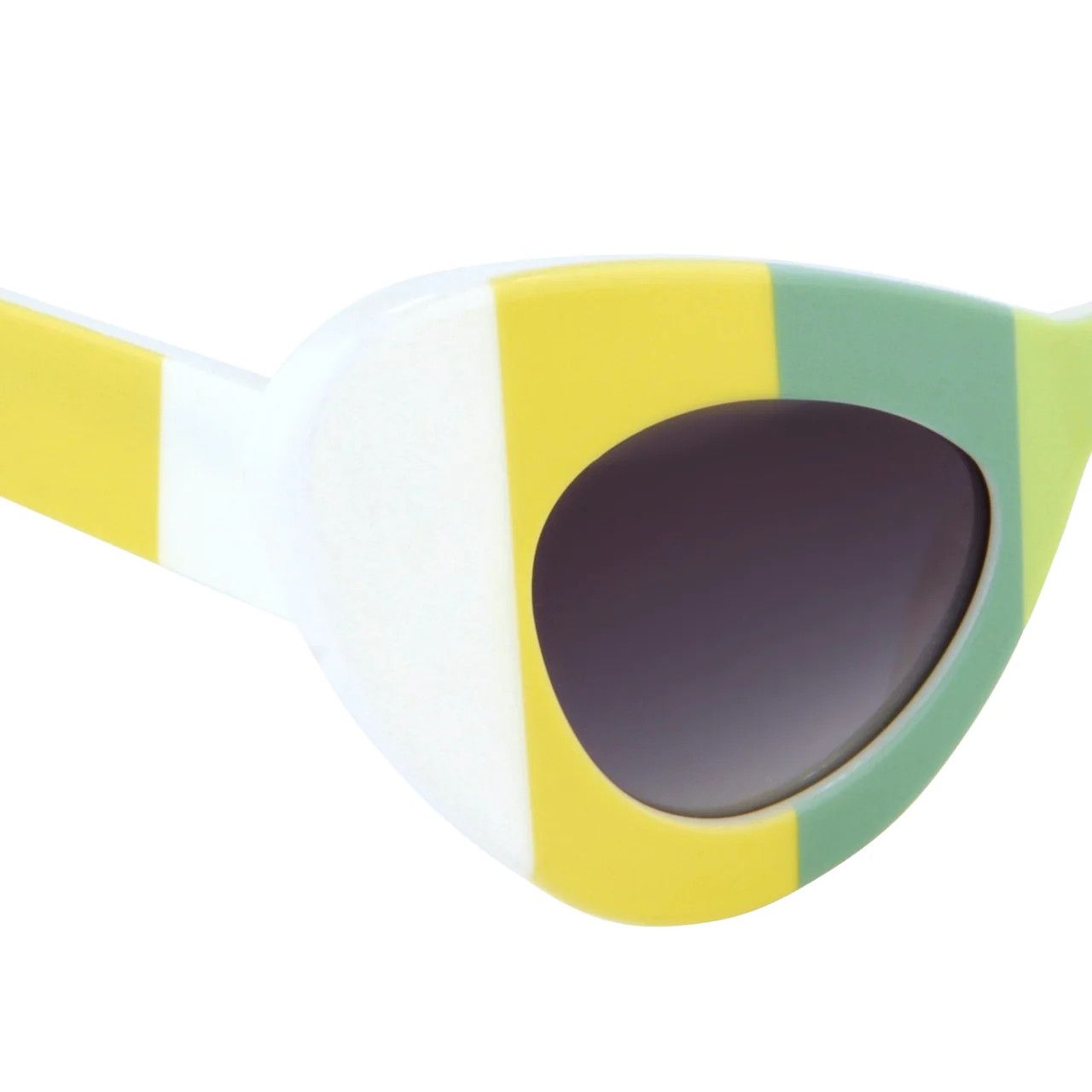 Jeremy Scott Jeremy Scott Sunglasses Cat Eye Multicoloured Bars and Grey Size ONE SIZE - 8 Thumbnail