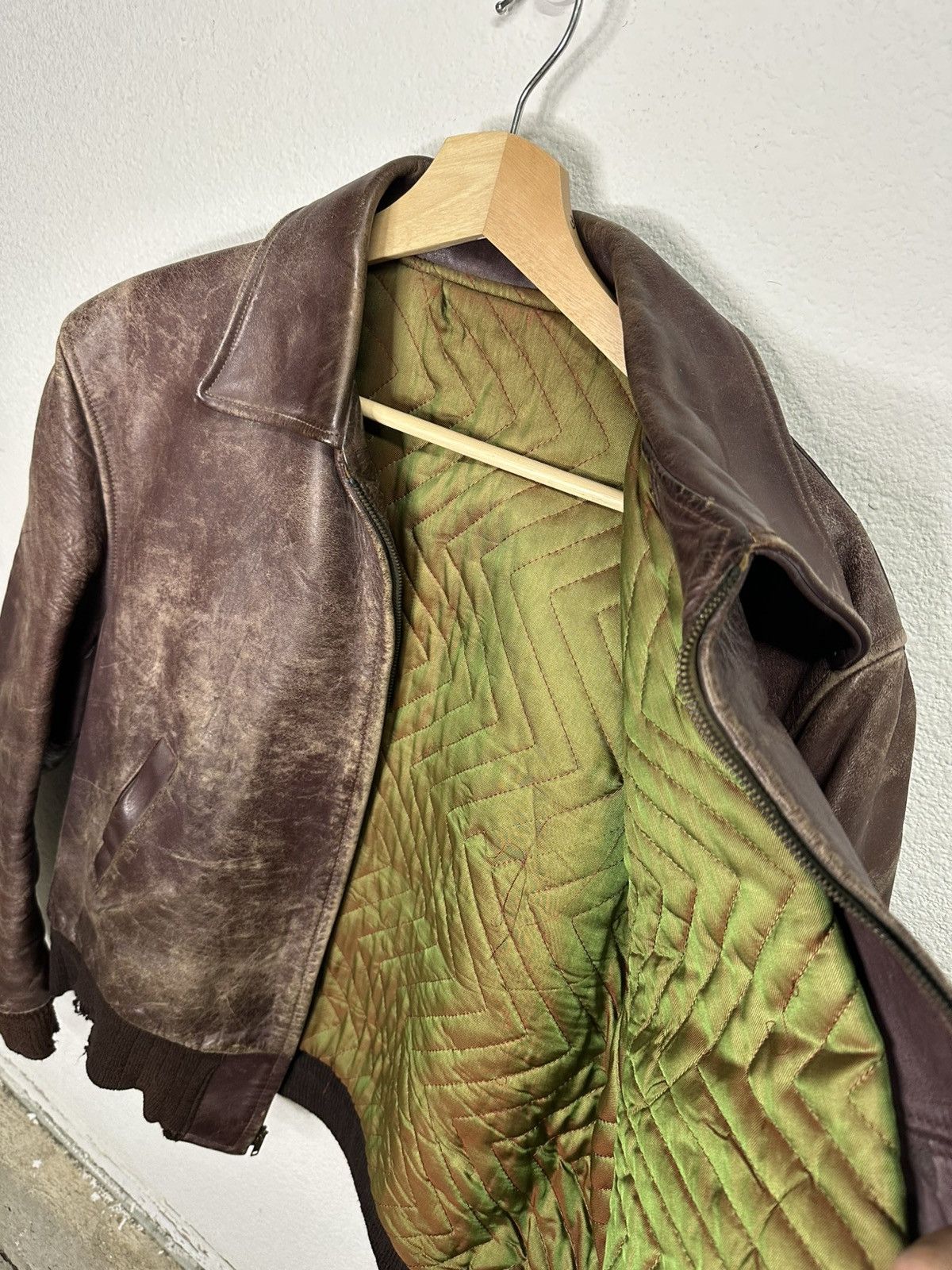 Vintage 1950’s True Vintage Leather Jacket Size US XL / EU 56 / 4 - 3 Thumbnail