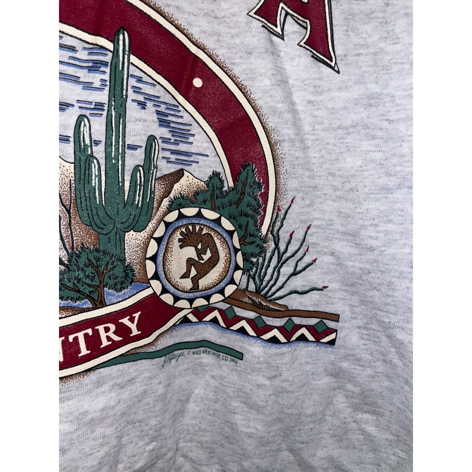 Vintage Vintage Arizona Shirt Sun Country Desert Gray Tee 90s VTG L Size US L / EU 52-54 / 3 - 5 Thumbnail