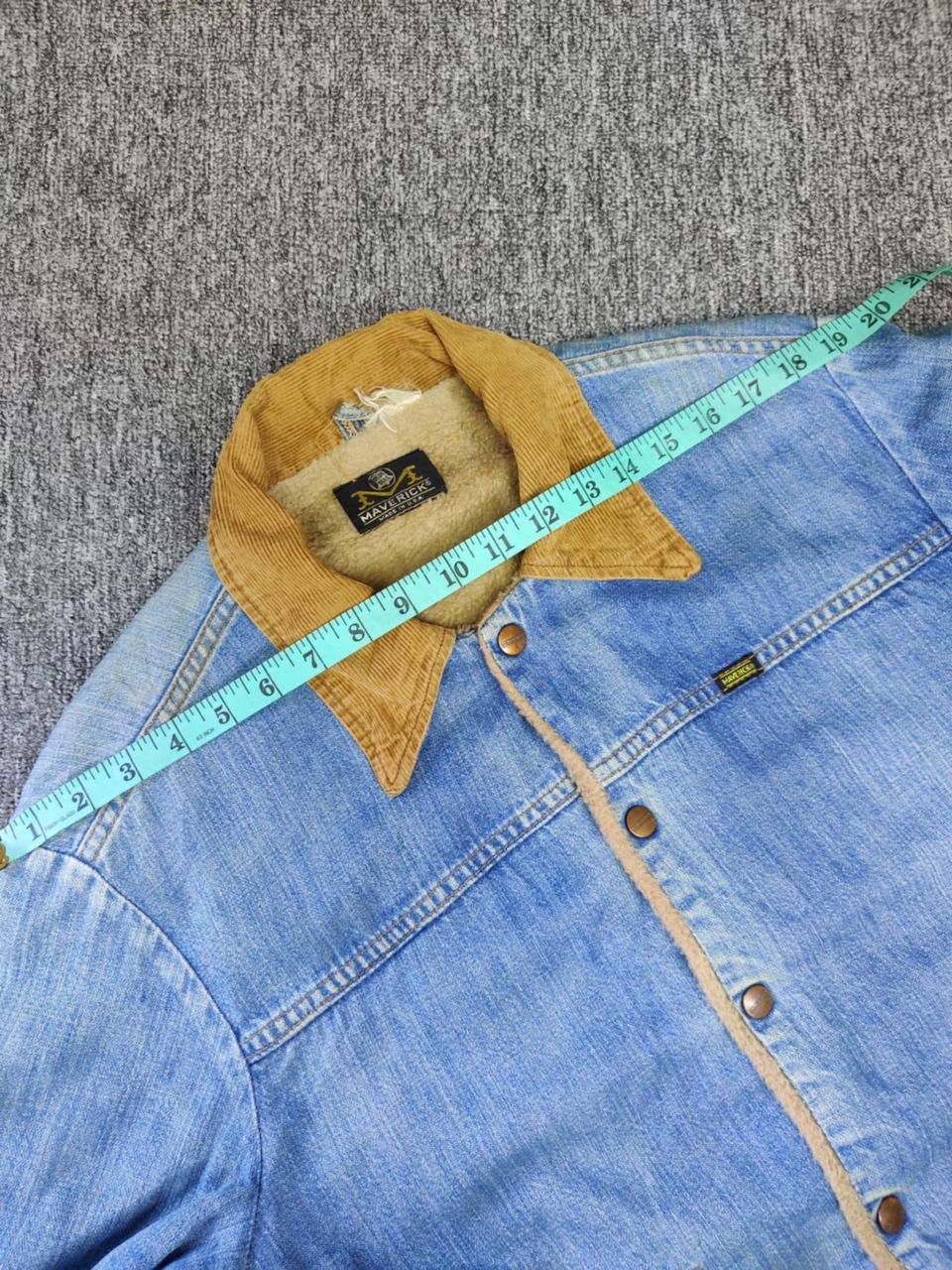 Japanese Brand Vintage Thrashed 90s Blue Bell Maverick Denim Jacket Size US M / EU 48-50 / 2 - 17 Thumbnail