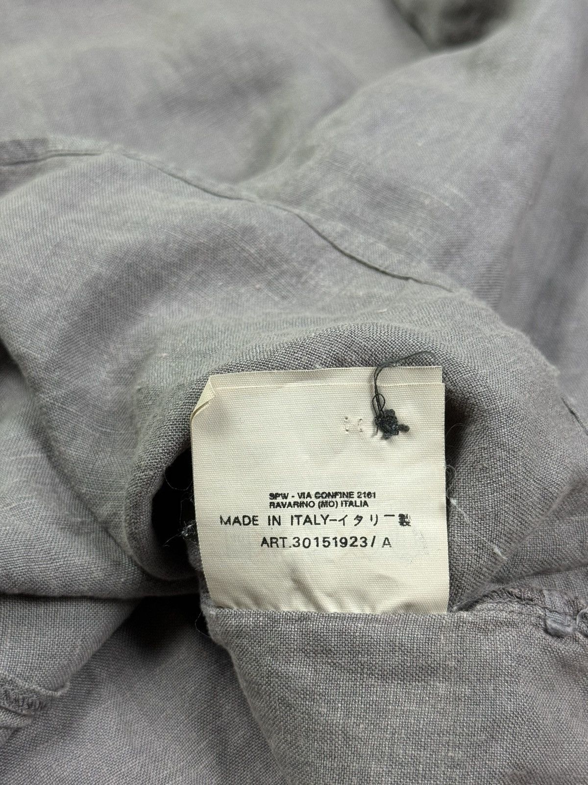 Massimo Osti × Stone Island Lino shirt Stone Island SI original casual old money item Size US L / EU 52-54 / 3 - 5 Thumbnail