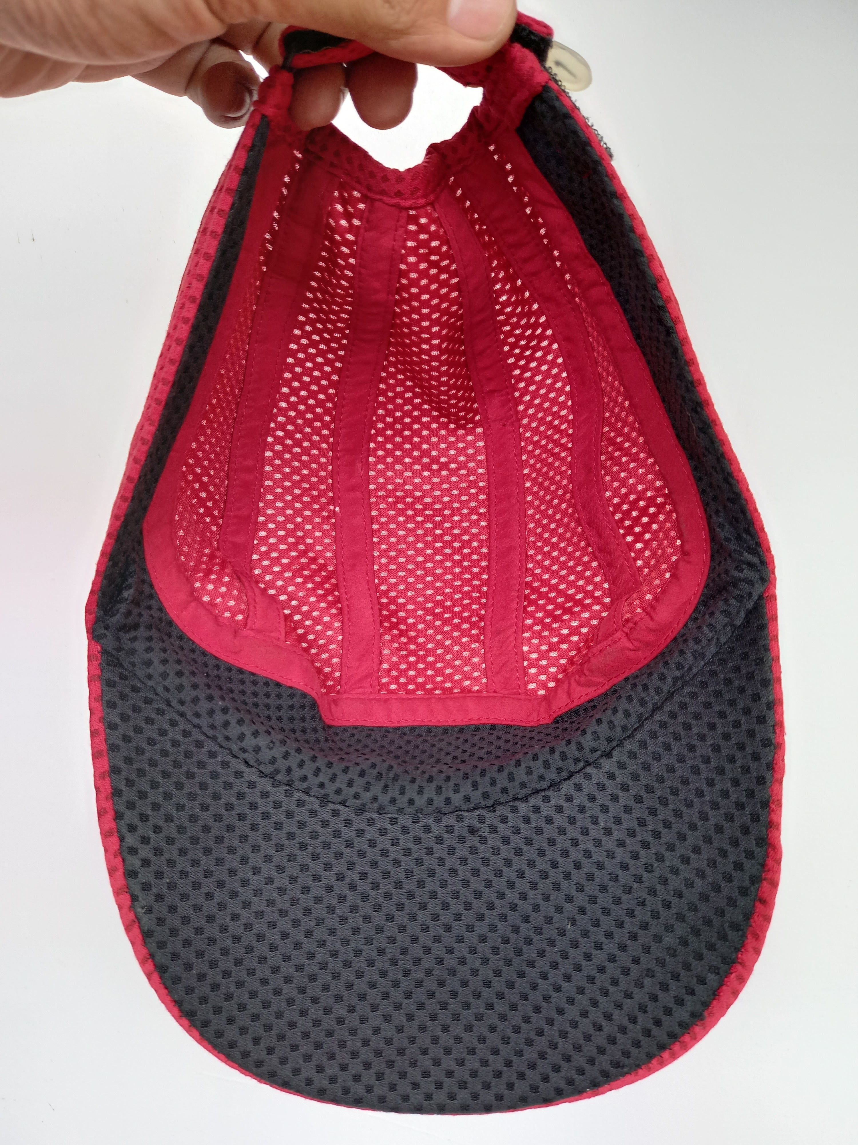 Nike Nike Running Mesh Hat Red y2k Tailwind Size ONE SIZE - 3 Thumbnail