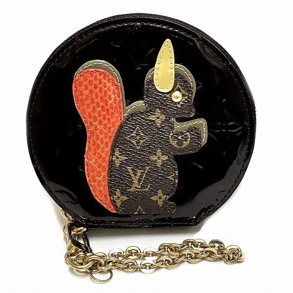 Louis Vuitton Louis Vuitton Louis Vuitton Vernis Coin Case M91386 Leather Coin Case M91386 in Good Condition Size ONE SIZE - 1 Thumbnail