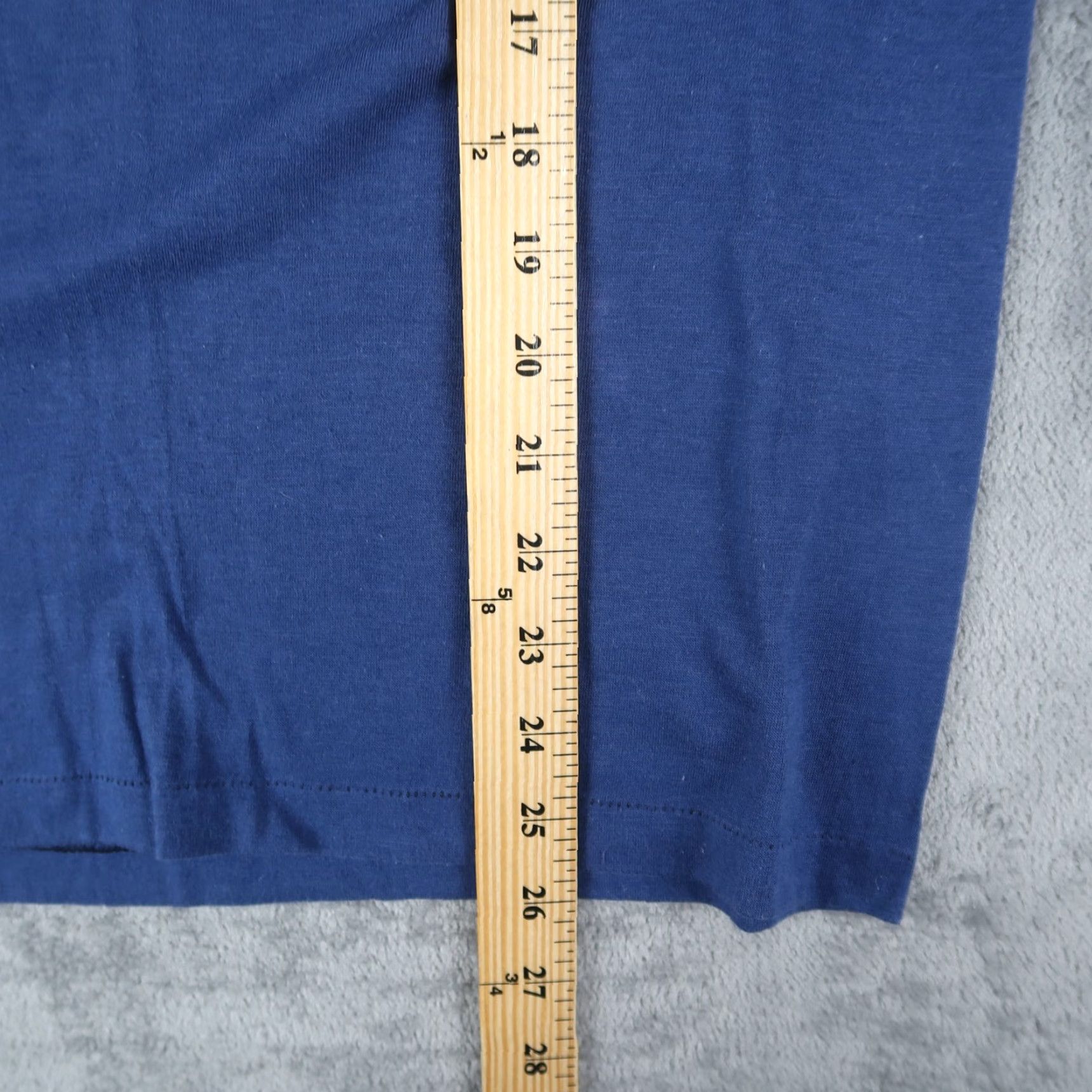 Hanes VINTAGE 1980s United States Postal Service T-Shirt Men Medium Blue Graphic Print 80s Made USA Size US M / EU 48-50 / 2 - 7 Thumbnail