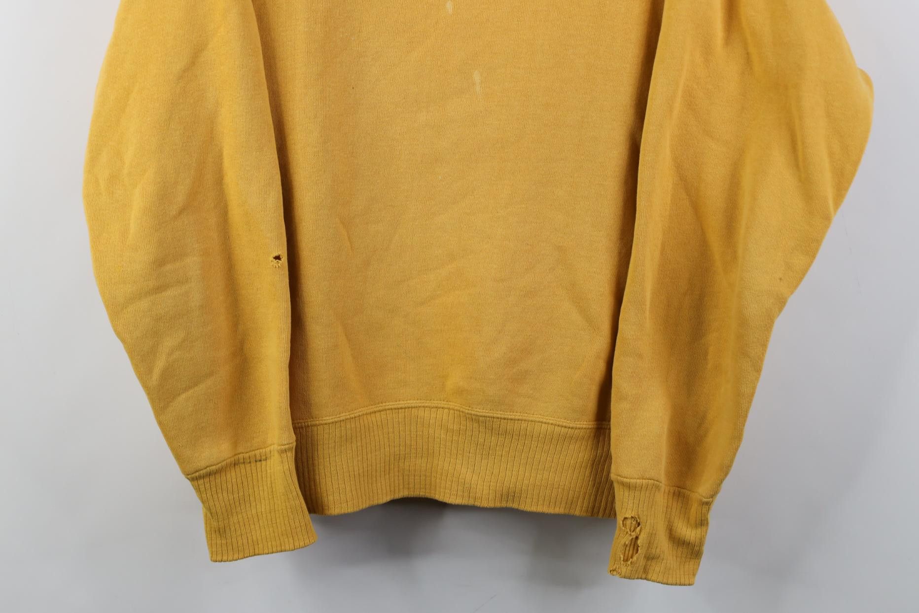 Vintage Vintage 50s 60s Blank Boxy Fit Shawl Sweatshirt Yellow USA Size US S / EU 44-46 / 1 - 3 Thumbnail