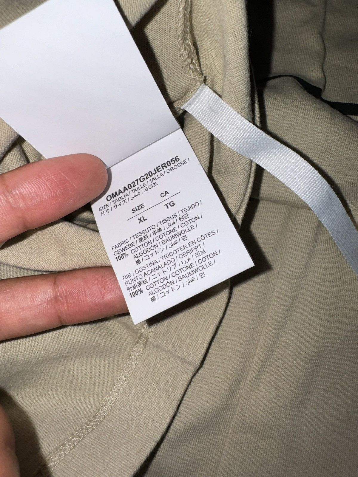Off-White Off white outlined arrow tee Size US XL / EU 56 / 4 - 6 Thumbnail