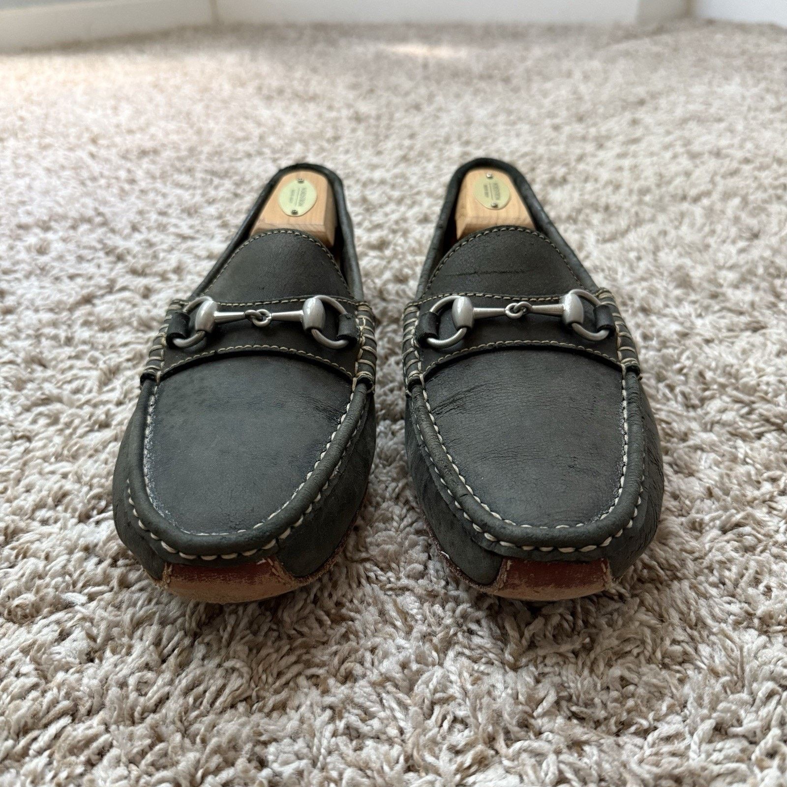 Gucci Vintage Gucci Horsebit Loafers Green Leather Size 40 / USA 7 Size US 7 / EU 40 - 11 Thumbnail