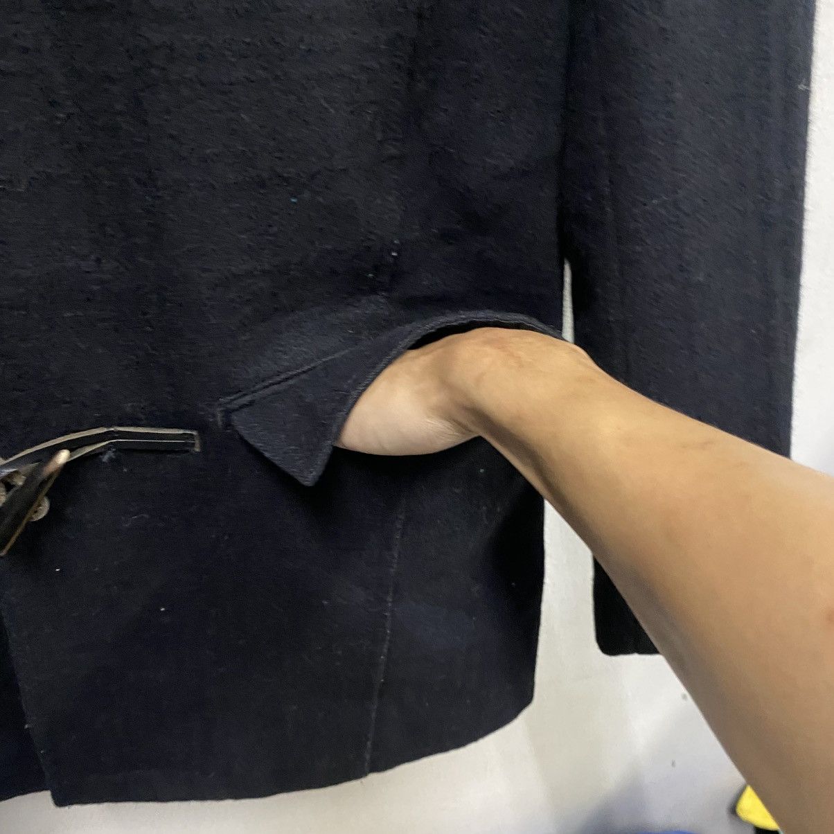 Katharine Hamnett London 🥷🏿Katharine Hamnett London Black Wool Duffle Coat (M) Size US M / EU 48-50 / 2 - 9 Thumbnail