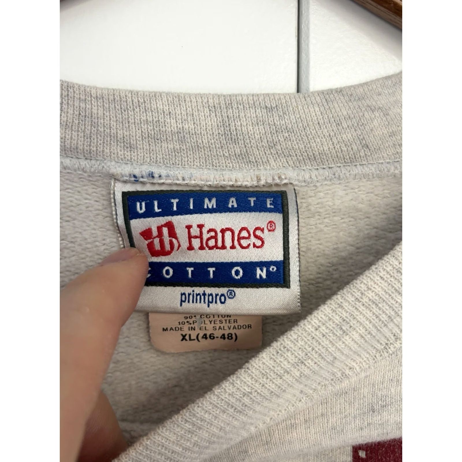 Hanes VINTAGE Hanes Alabama Sweatshirt Crewneck XL Pullover Size XL Gray Logo 90s Retro Collegiate Men's Sweatshirt Size US XL / EU 56 / 4 - 5 Thumbnail