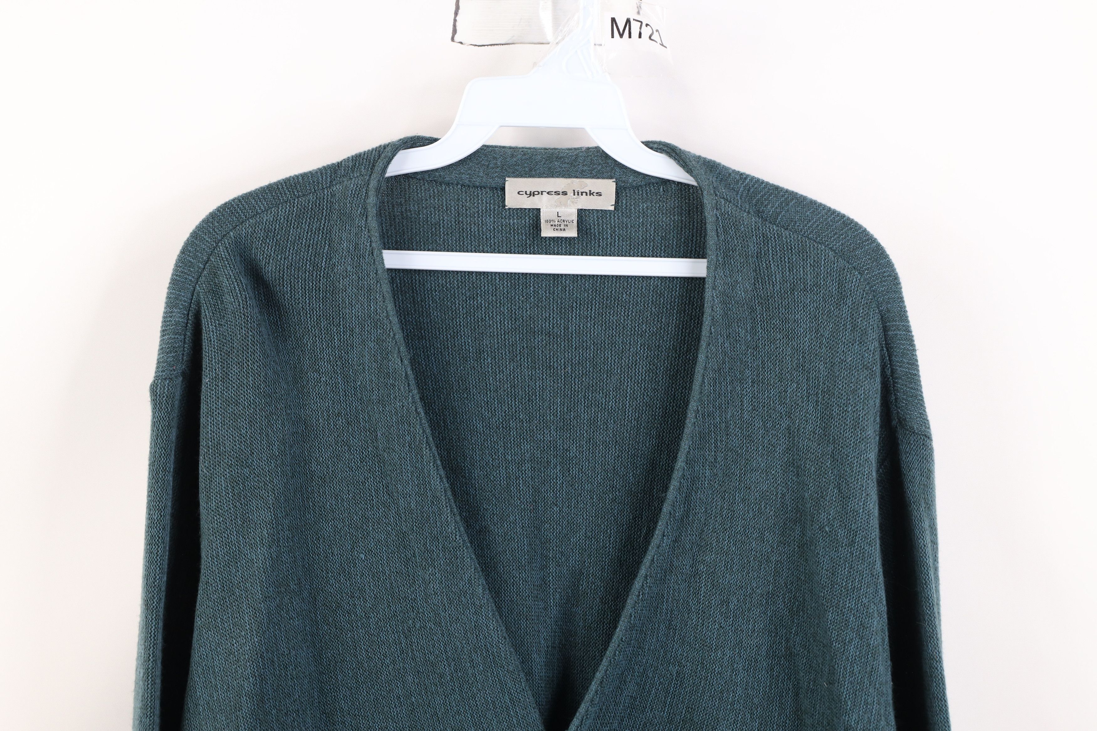 Vintage Vintage 90s Streetwear Kurt Cobain Cardigan Sweater Grunge Size US L / EU 52-54 / 3 - 2 Thumbnail