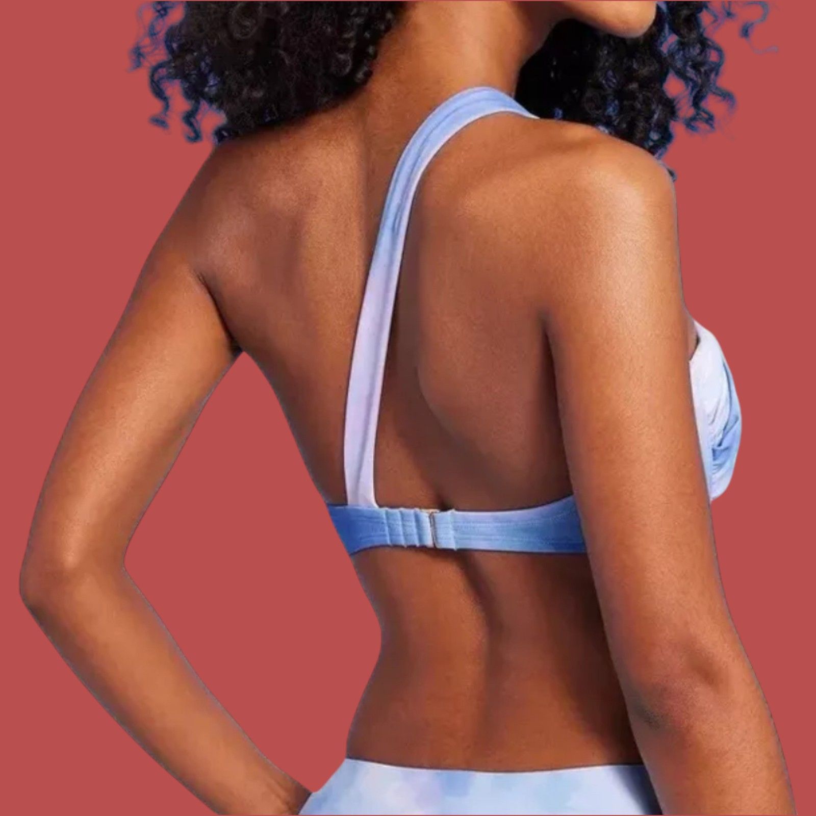 Other Shade & Shore - Women's One Shoulder Bandeau Bikini Top - Sk Size ONE SIZE - 2 Thumbnail