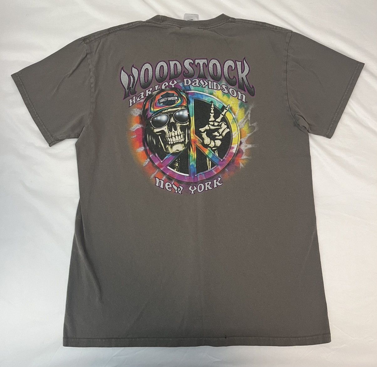 Grateful Dead × Harley Davidson × Vintage Vintage Harley Davidson Woodstock tee Size US L / EU 52-54 / 3 - 1 Thumbnail