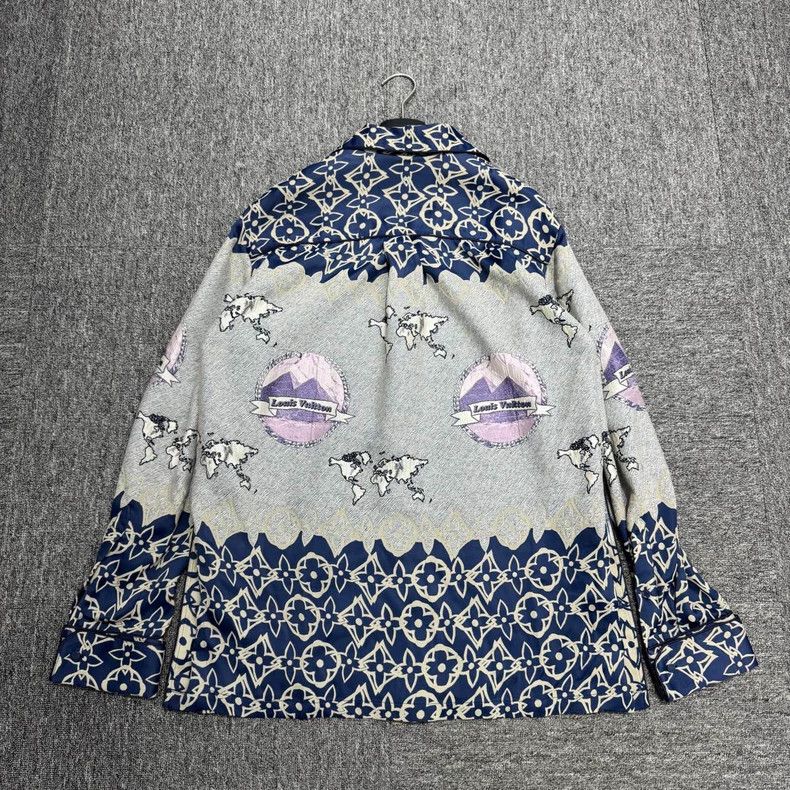 Louis Vuitton Louis Vuitton Pyramid presbyopic full print shirt Size US XS / EU 42 / 0 - 5 Thumbnail