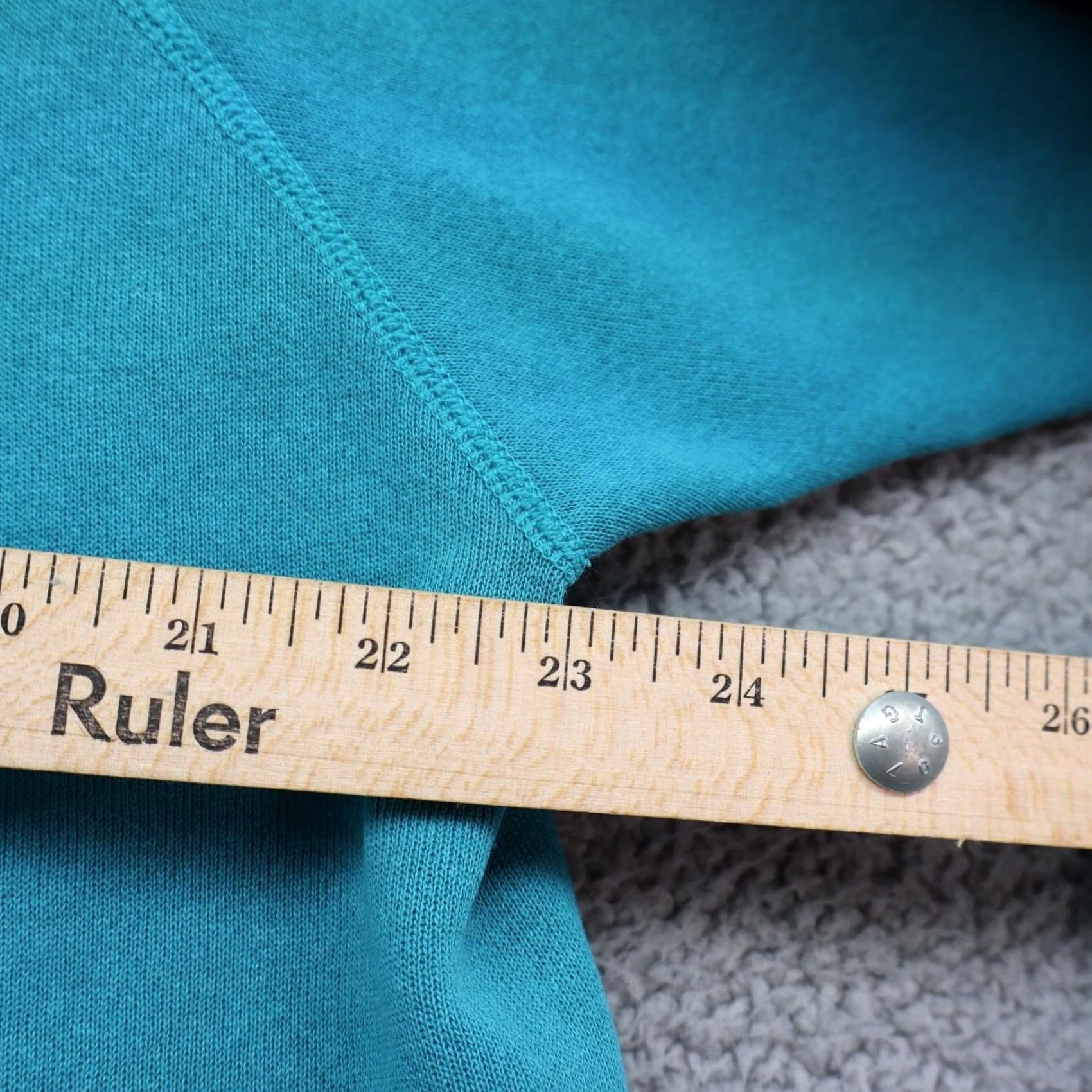 Vintage VINTAGE Ultra Sweats Sweater Women 2XL Distress 90s Baggy Over Crew Neck Long Sleeve Green Wool Knit Pullover Casual Fall Womens Size XXL / US 16-18 / IT 52-54 - 5 Thumbnail