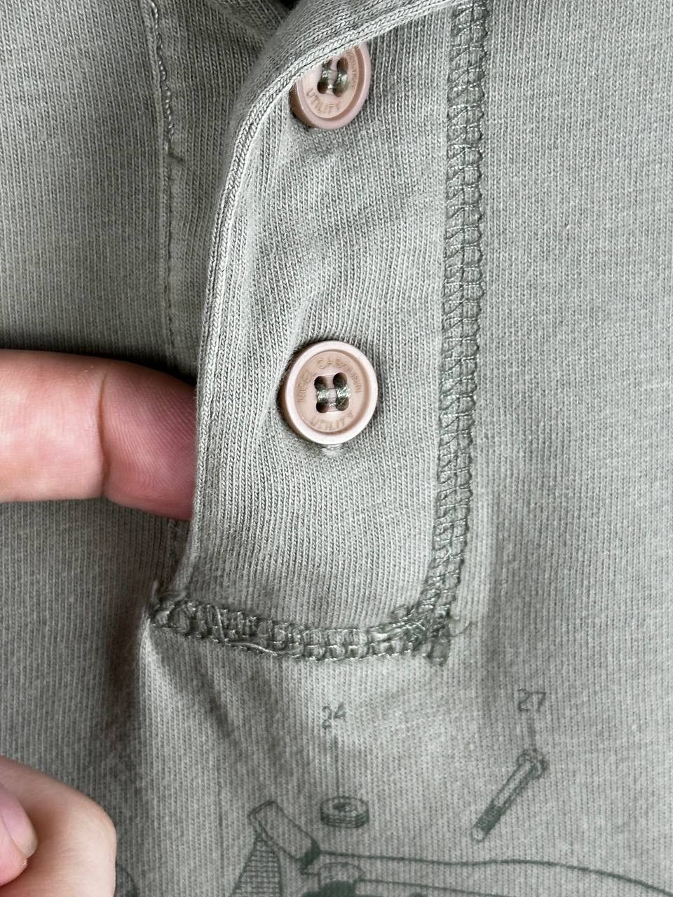 Nigel Cabourn Nigel Cabourn Utility Printed Polo Shirt Size US M / EU 48-50 / 2 - 9 Thumbnail