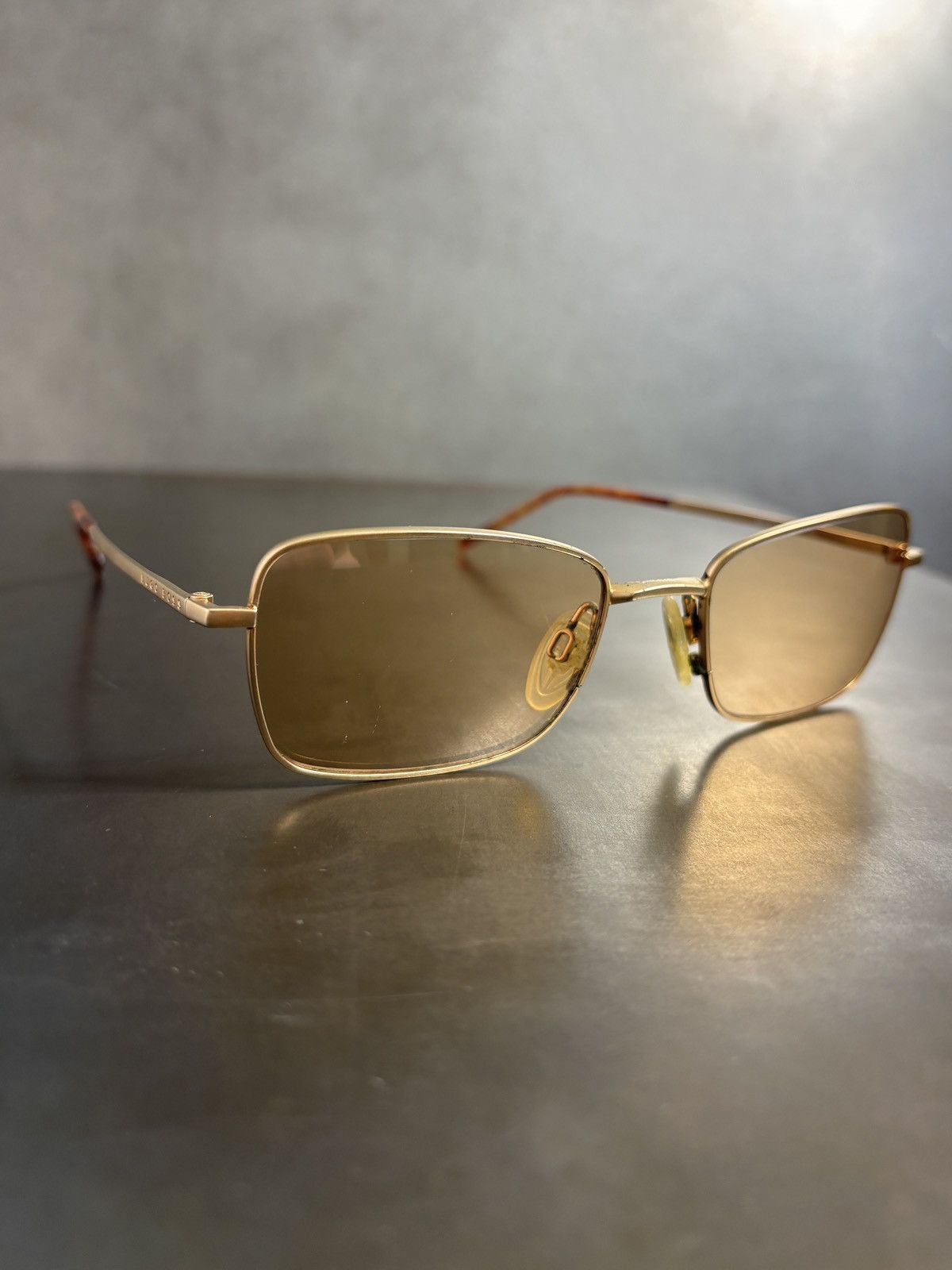 Hugo Boss 1990s Vintage Hugo Boss Sunglasses Japan Metal HB 1519 Y2K Size ONE SIZE - 3 Thumbnail
