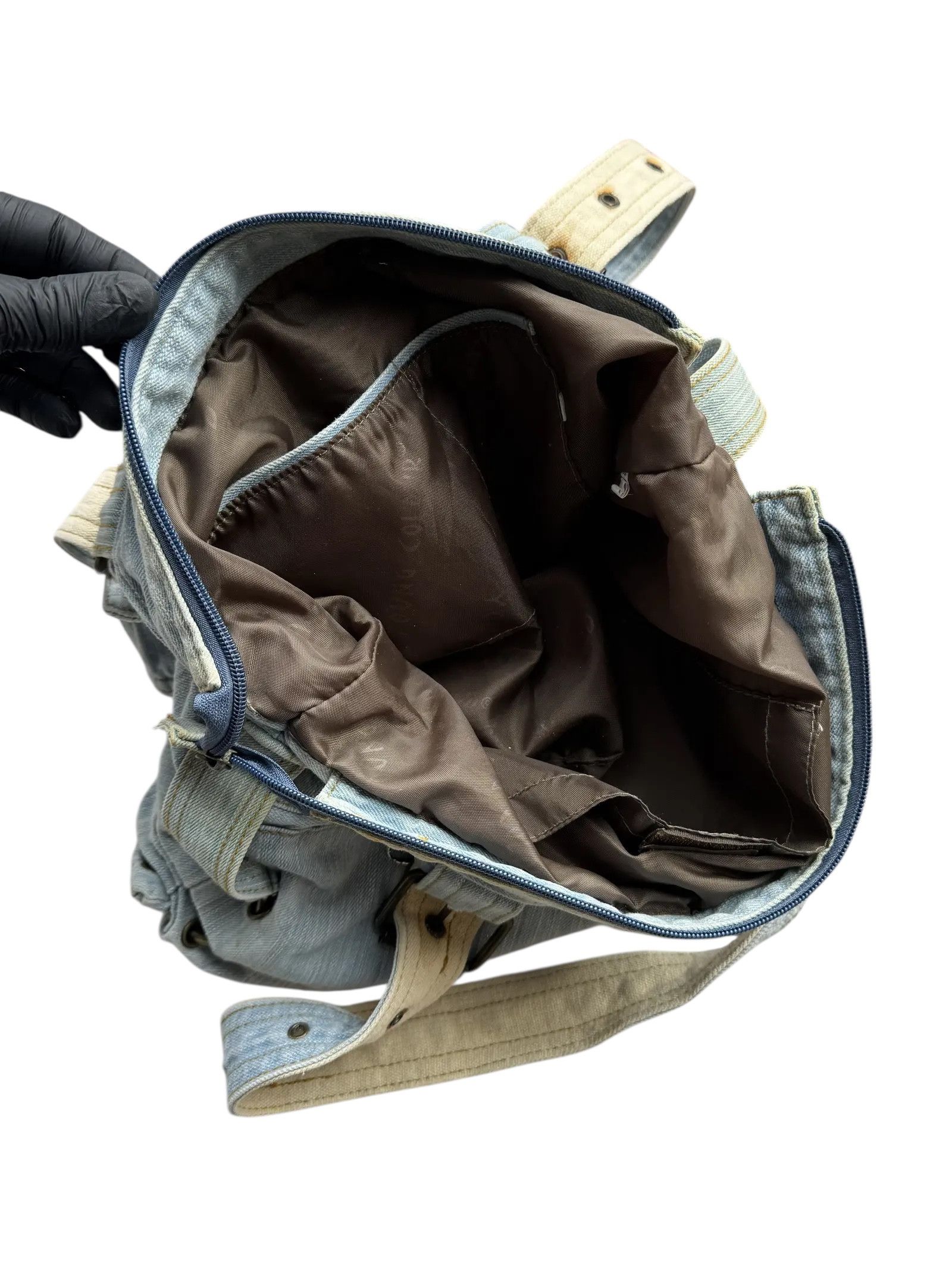Japanese Brand Y2K Denim Bag(V177) Size ONE SIZE - 9 Thumbnail