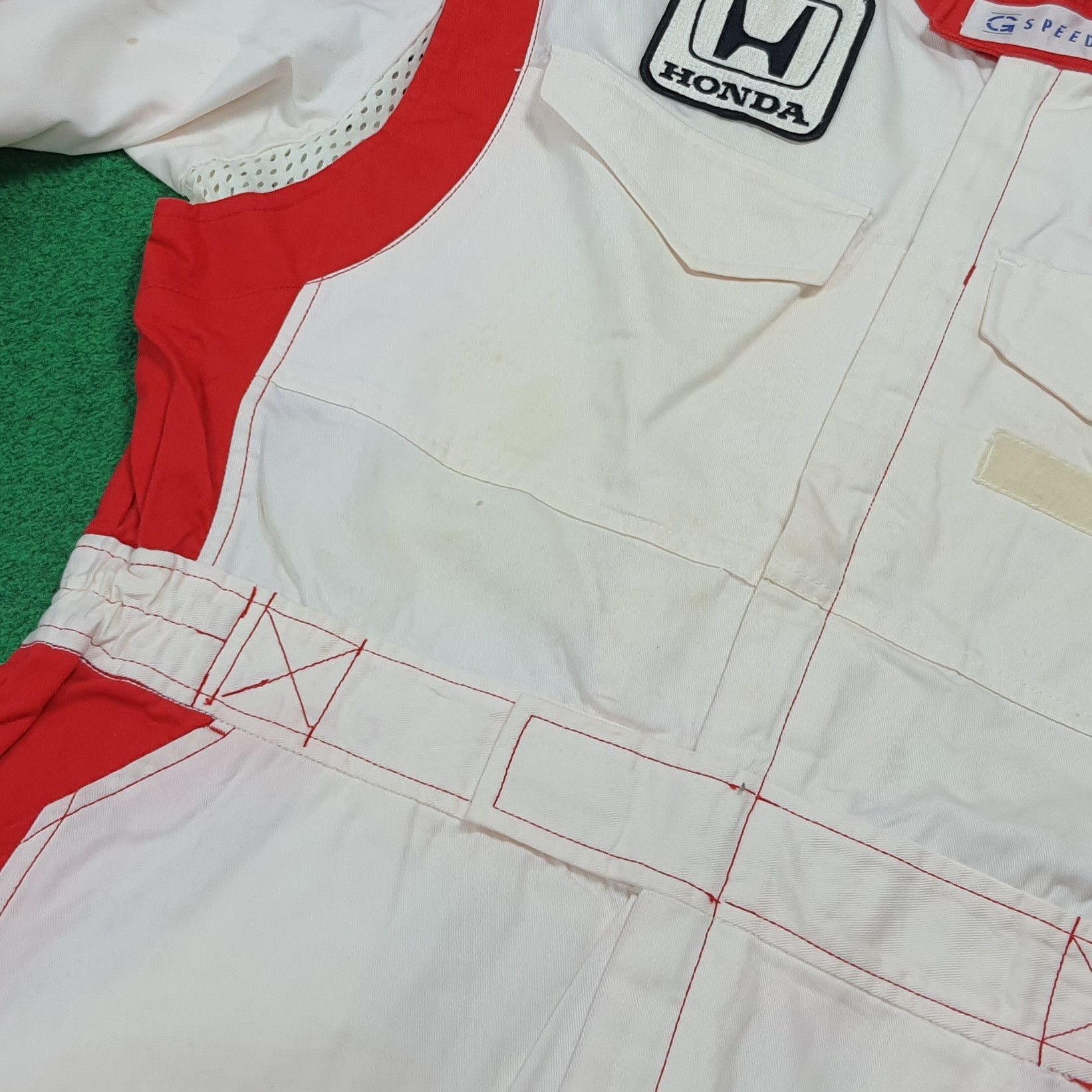 Honda Vintage HONDA Primo JDM Japan Racing Coverall C308N29 Size US M / EU 48-50 / 2 - 11 Thumbnail