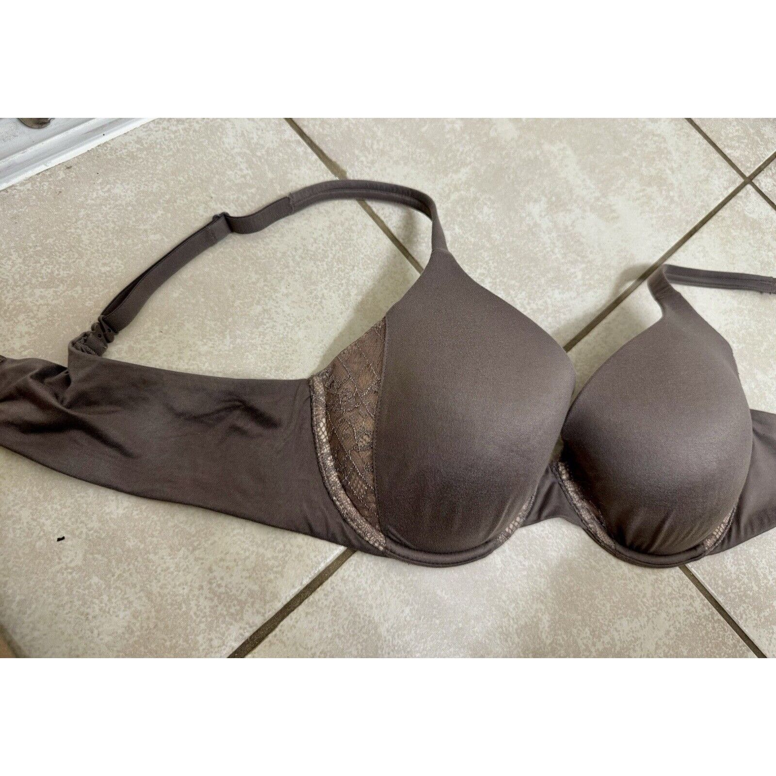 Victoria's Secret Body By Victoria Lined Perfect Coverage Bra in Taupe - 36C Size ONE SIZE - 3 Thumbnail