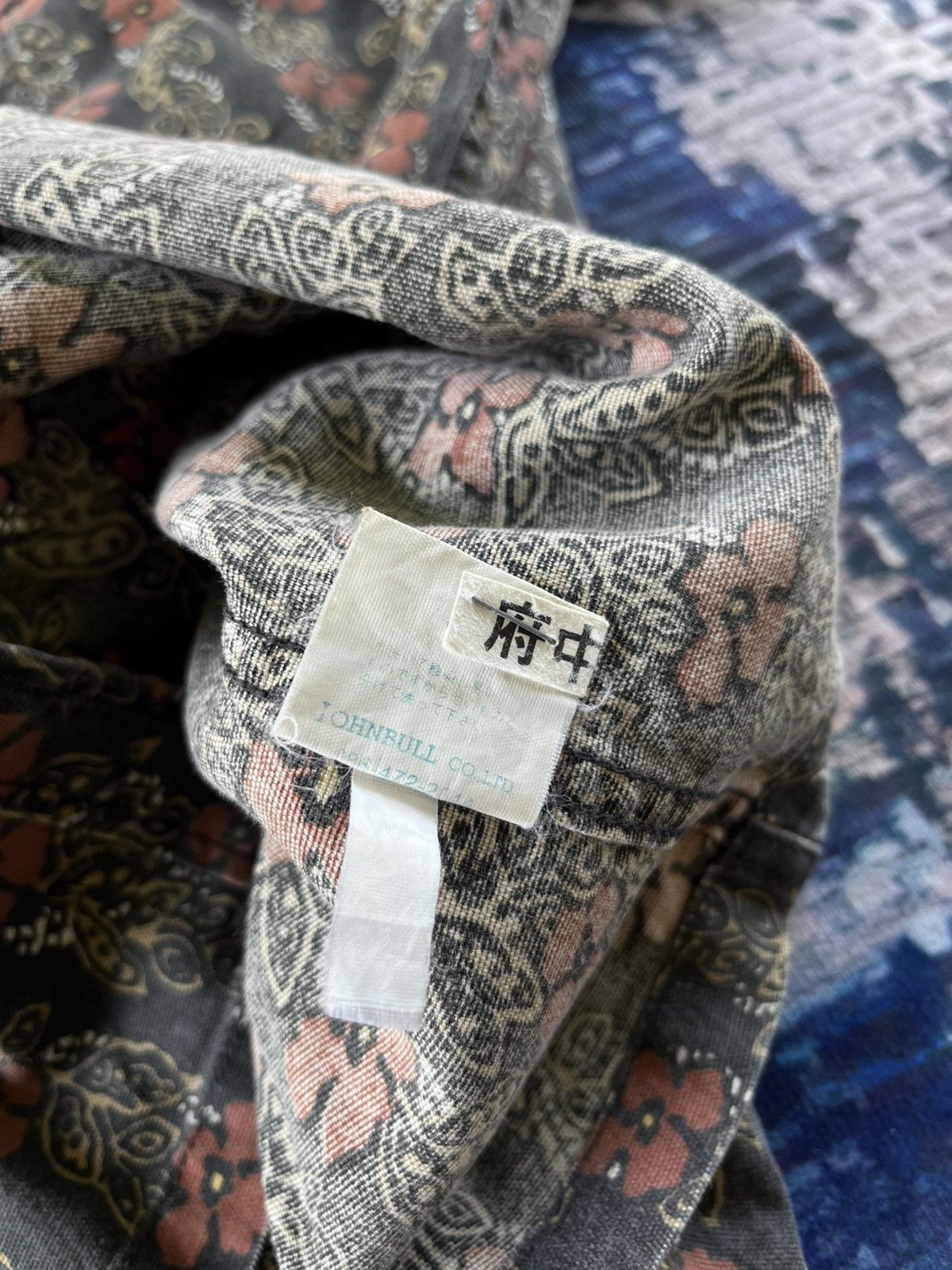 Johnbull × Vintage 🔥RARE Vintage John Bull Flower Full Print Shirt Button Up Size US L / EU 52-54 / 3 - 6 Thumbnail