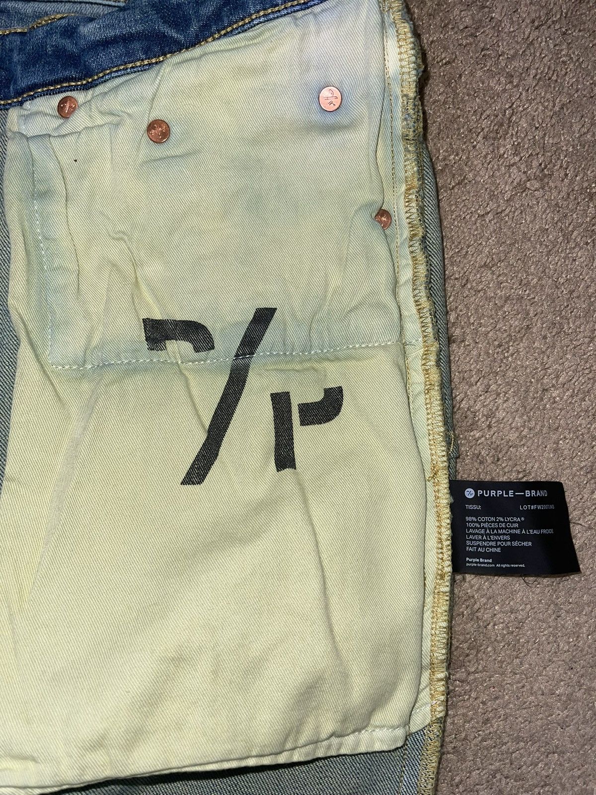Purple Brand Purple Brand P001 Mid Indigo Size US 32 / EU 48 - 10 Thumbnail
