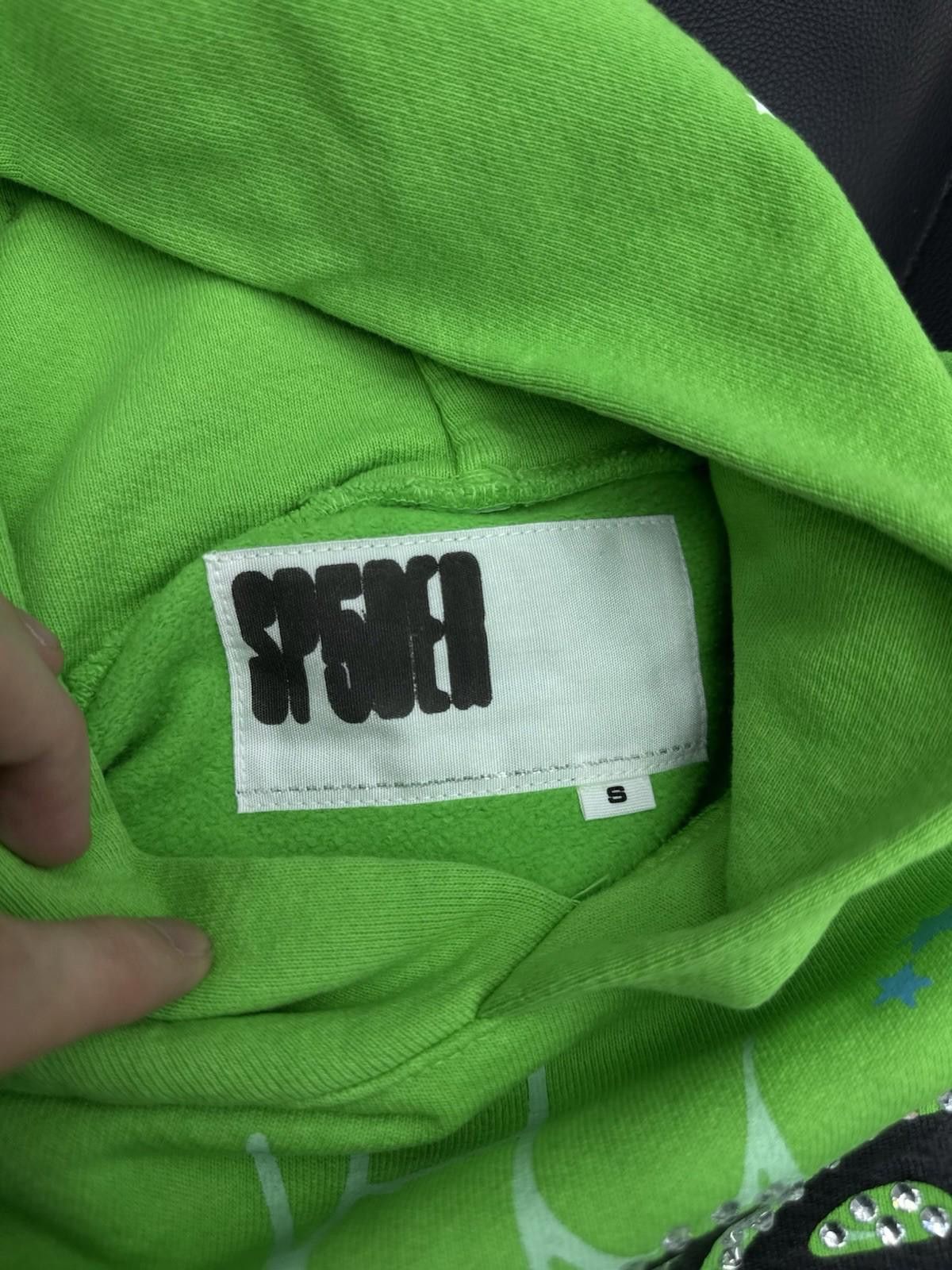 Sp5der Sp5der Worldwide Green Slime Stone Crystal Hoodie Size (S) Size US S / EU 44-46 / 1 - 6 Thumbnail