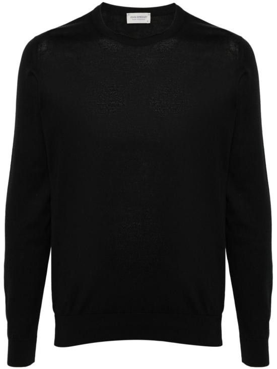 John Smedley JOHN SMEDLEY Men Sweater ROWLAND PULLOVER BLACK Size US XXL / EU 58 / 5 - 1 Thumbnail