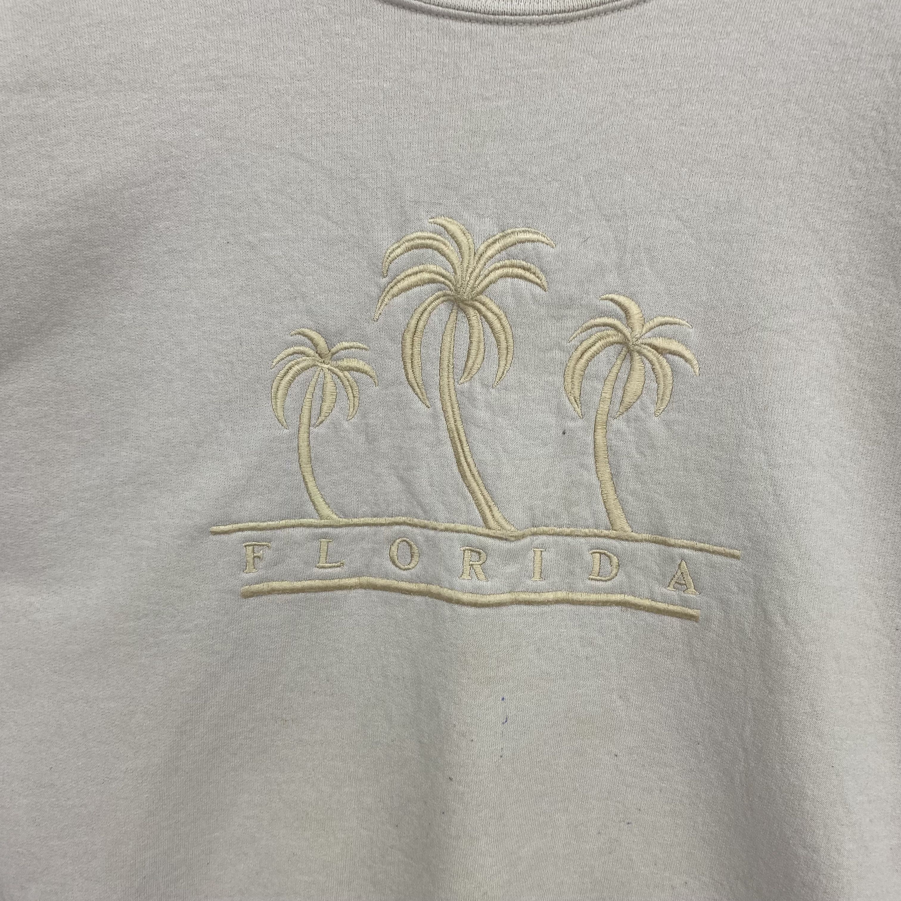 Japanese Brand Vintage Florida Sweater 90s Novelty Embroidery Sweatshirt Size US L / EU 52-54 / 3 - 2 Thumbnail
