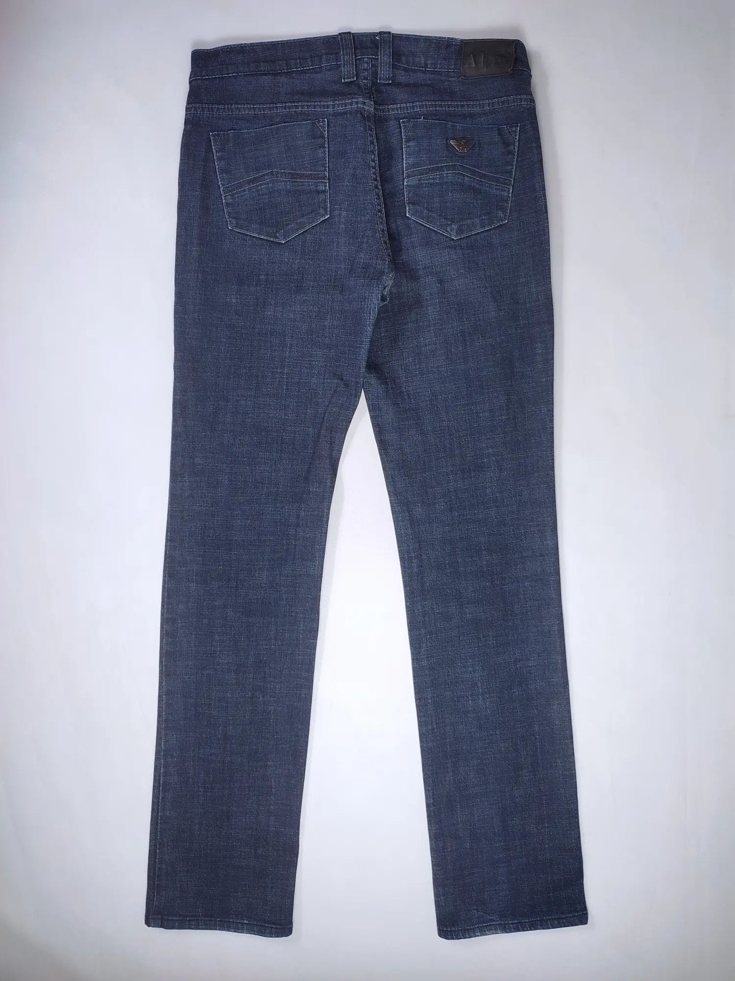 Armani Armani Jeans Stretched Indigo Slim Pants Size US 29 - 8 Thumbnail