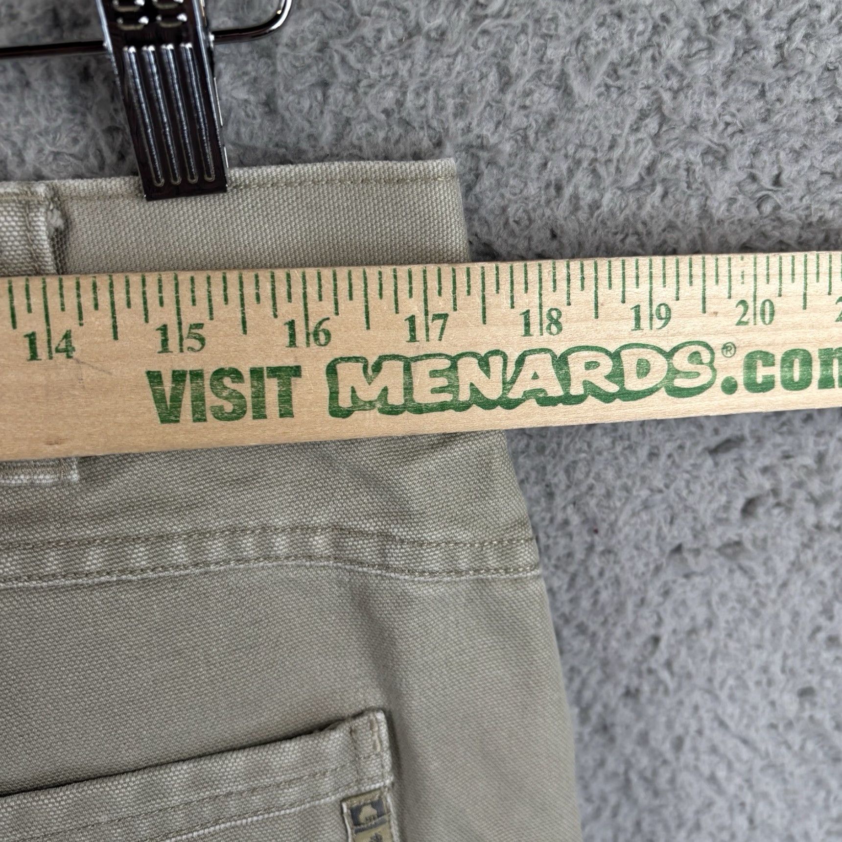 Vintage Cabela's Cargo Pants Men 34x32 Olive Green Heavy Twill Duck Canvas Work Outdoor Size US 34 / EU 50 - 6 Thumbnail