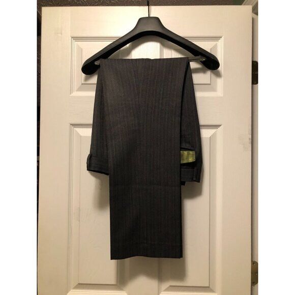 NEXT Next men's gray 100%wool 2pc suit size: 44L pants: 38/31 Size 44L - 8 Thumbnail