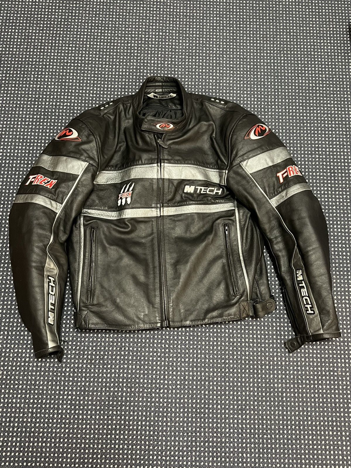 Other M-TECH / TREX Motorcycle Leather Jacket Size US L / EU 52-54 / 3 - 2 Thumbnail