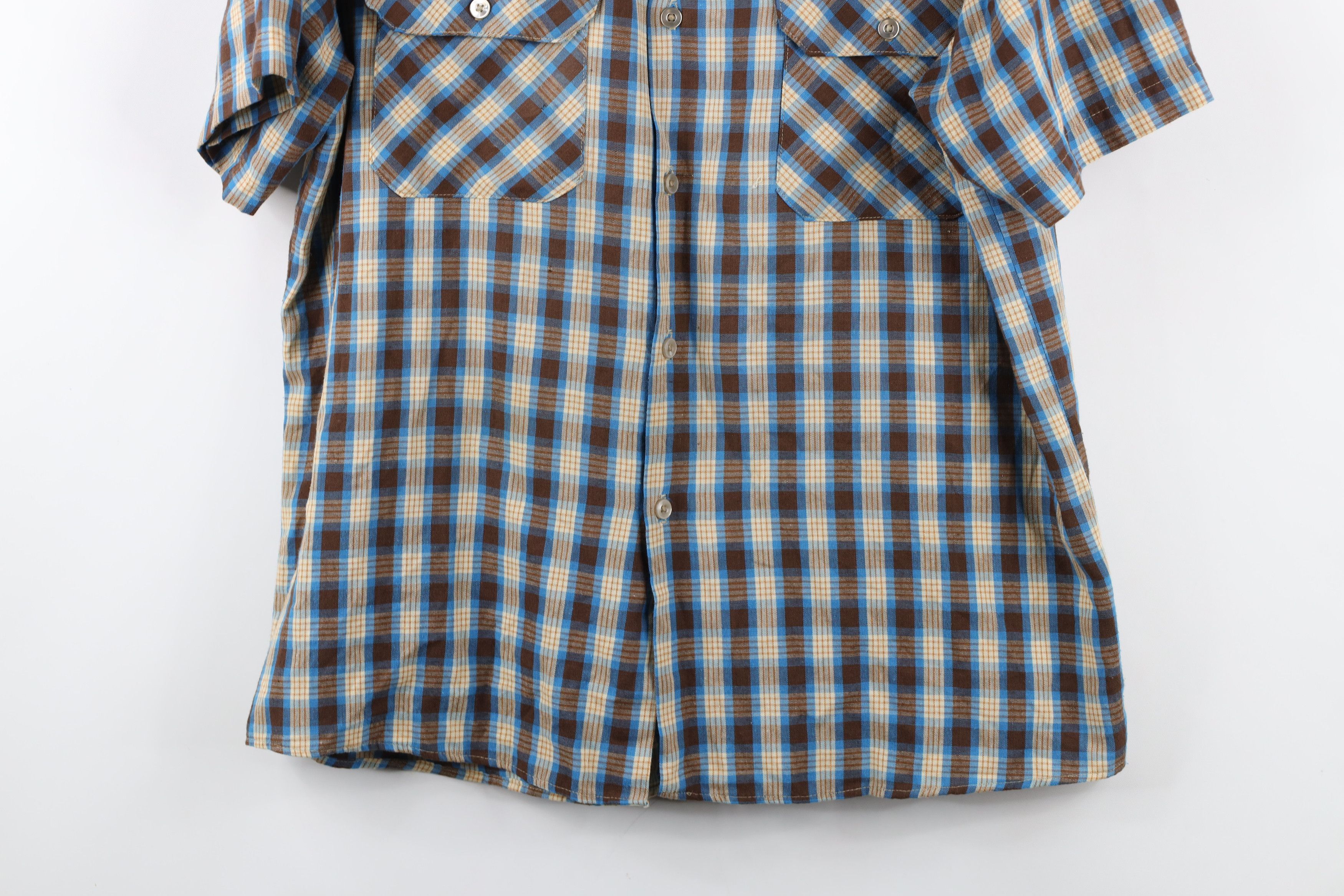 Big Mac × Vintage Vintage 60s 70s Big Mac Pocket Short Sleeve Button Shirt USA Size US L / EU 52-54 / 3 - 3 Thumbnail