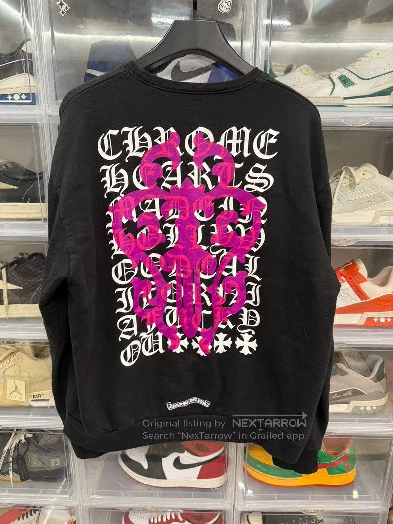 Chrome Hearts CHROME HEARTS Size M Purple sword Sanskrit vine flower arm Size US M / EU 48-50 / 2 - 2 Thumbnail