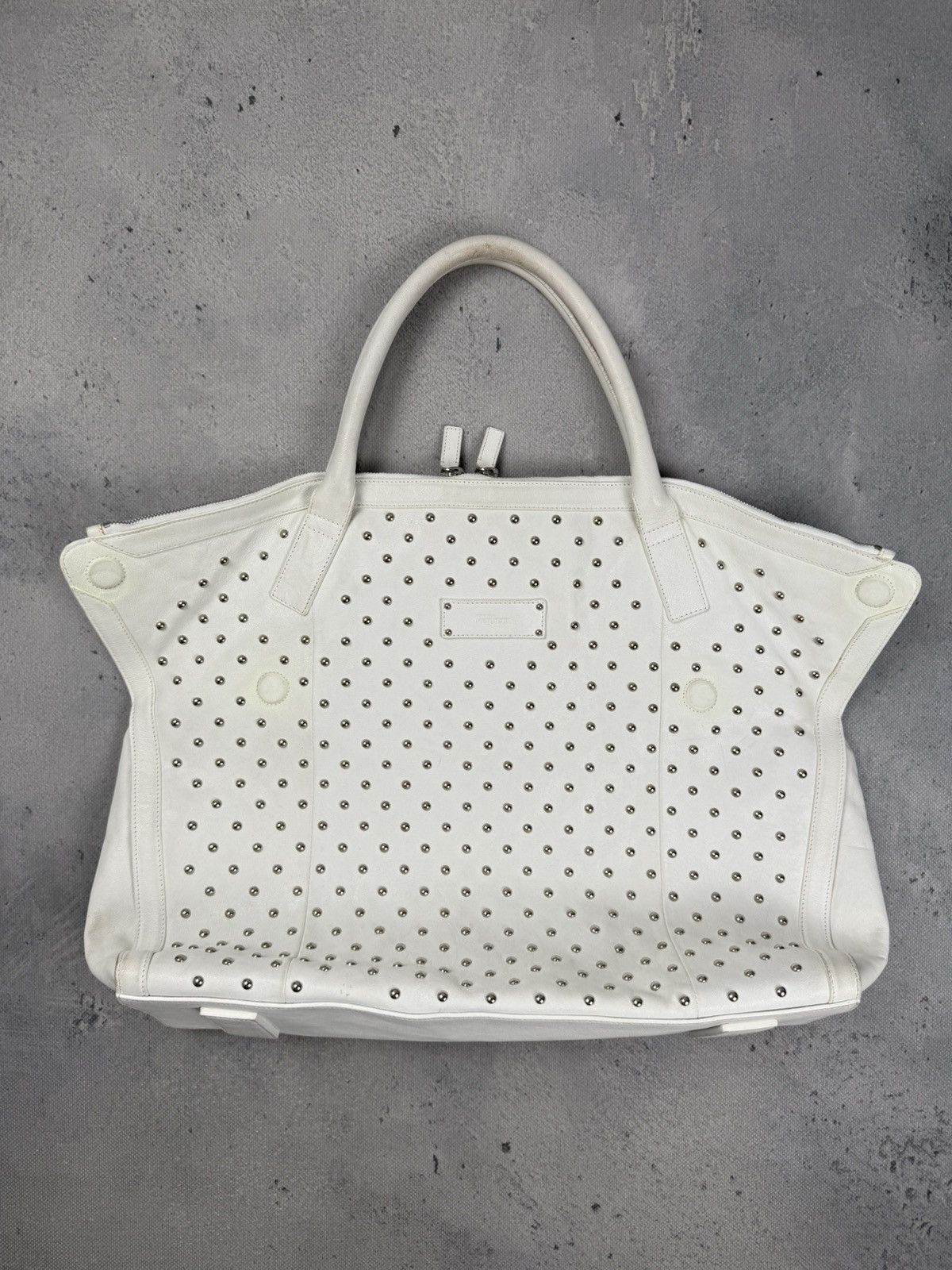 Alexander McQueen Alexander McQueen Studded De Manta Leather Tote Archive Bag Size ONE SIZE - 2 Thumbnail