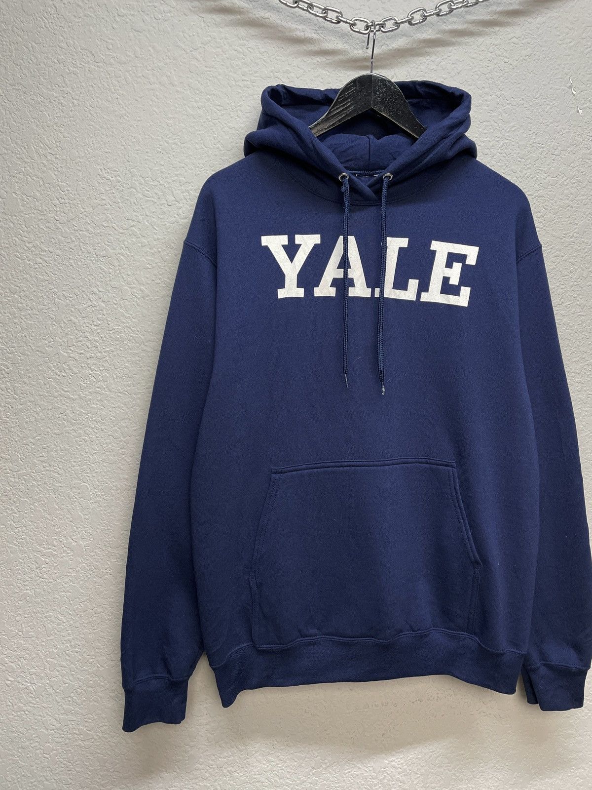 Nike × Vintage Vintage Y2K Yale University Boxy Fit Big Logo Zip Hoodie Size US M / EU 48-50 / 2 - 2 Thumbnail