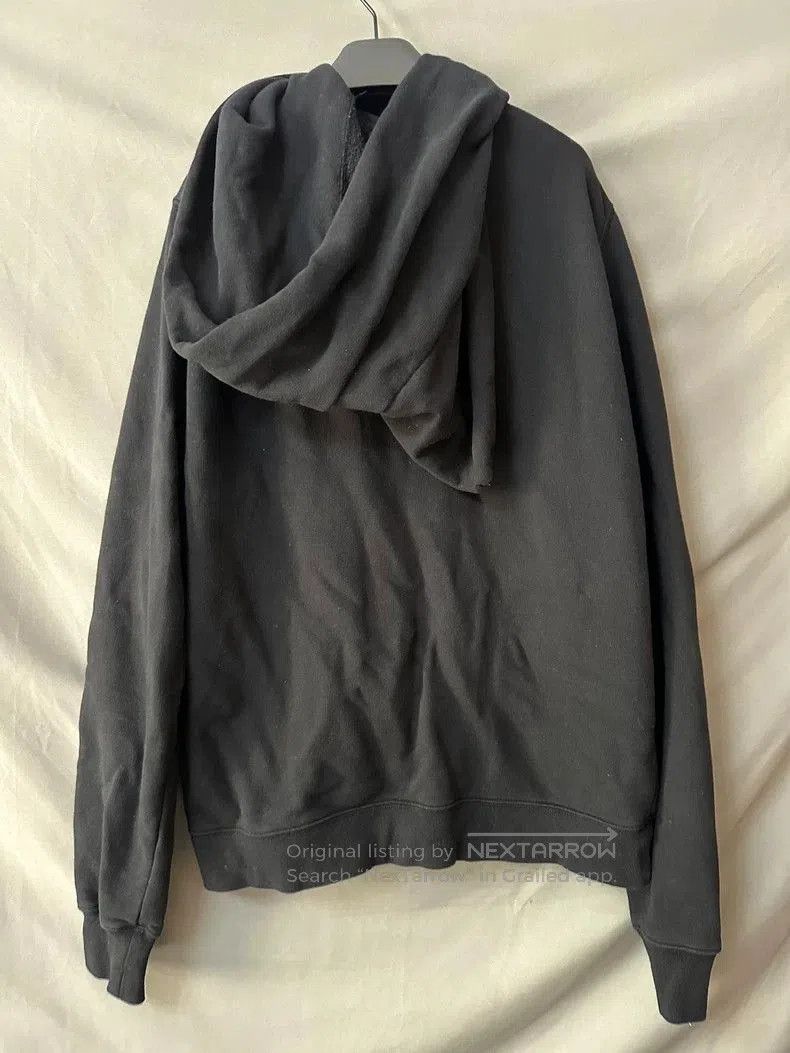 Rick Owens Black Hooded Zip Up Jacket. Size US L / EU 52-54 / 3 - 2 Thumbnail