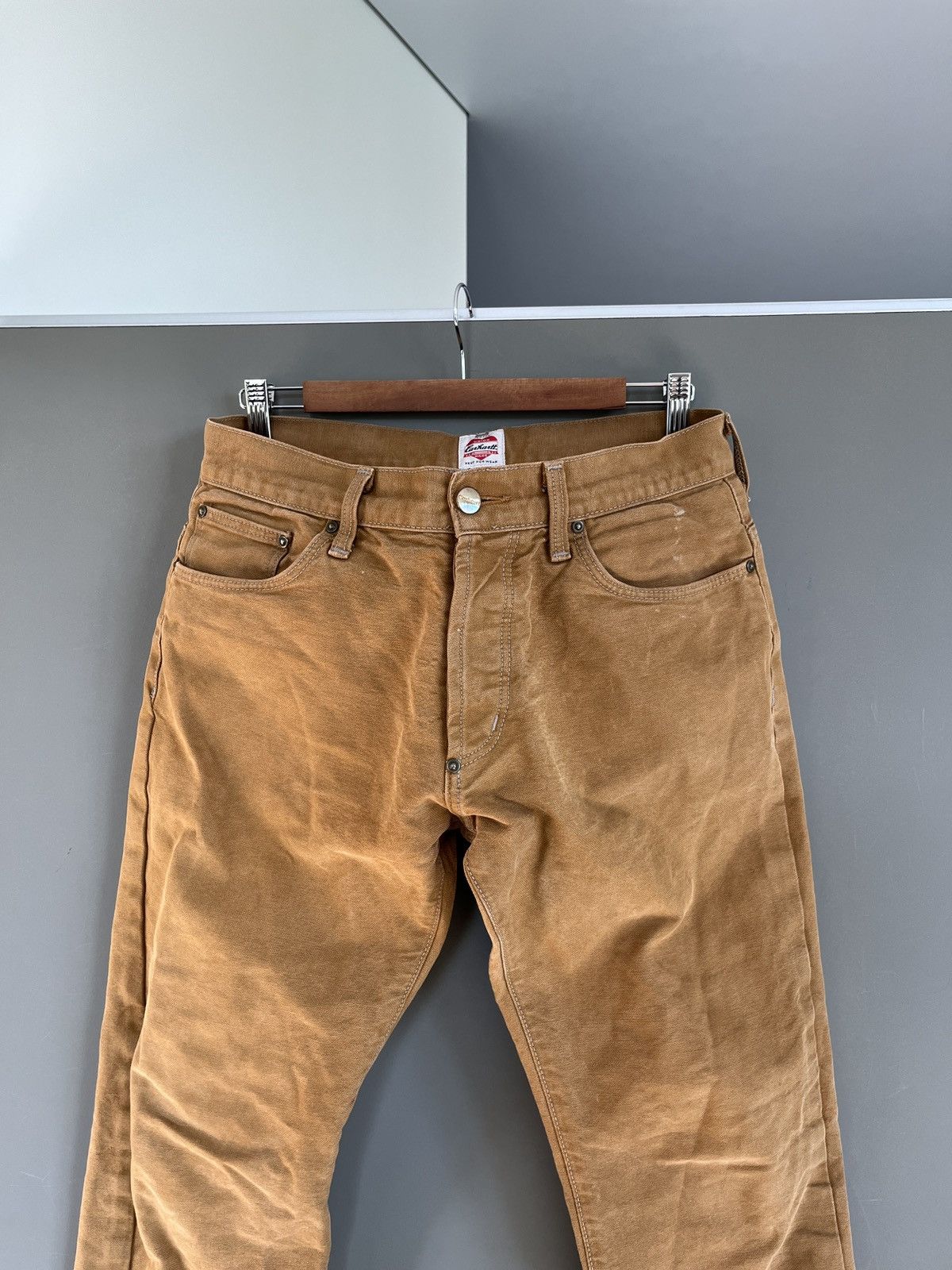 Carhartt Carhartt Roper Heavy Duck Canvas Back Cinch Pants Size US 31 - 6 Thumbnail
