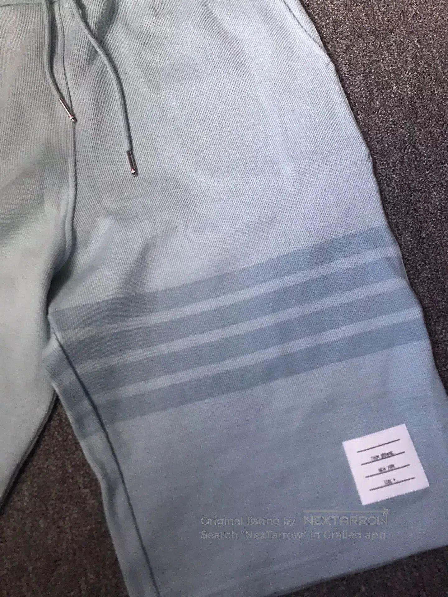 Thom Browne Thom Browne Light Blue Cotton Shorts. Size US 26 / EU 42 - 4 Thumbnail