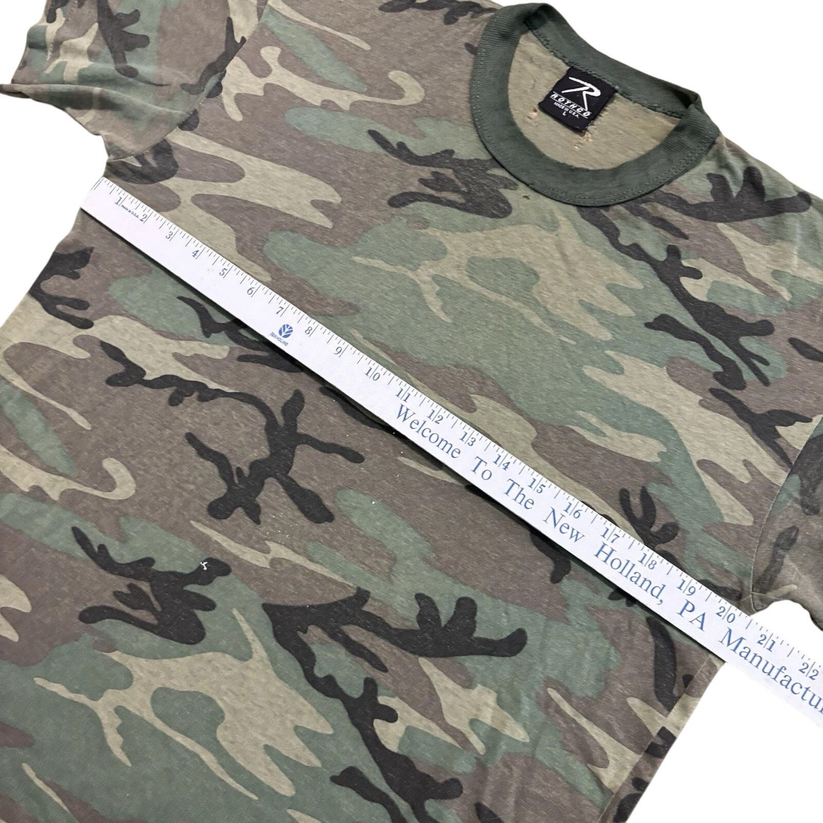 Champion Roebux - Paper Thin – 80s Camo T‑Shirt - Large Size US L / EU 52-54 / 3 - 9 Thumbnail