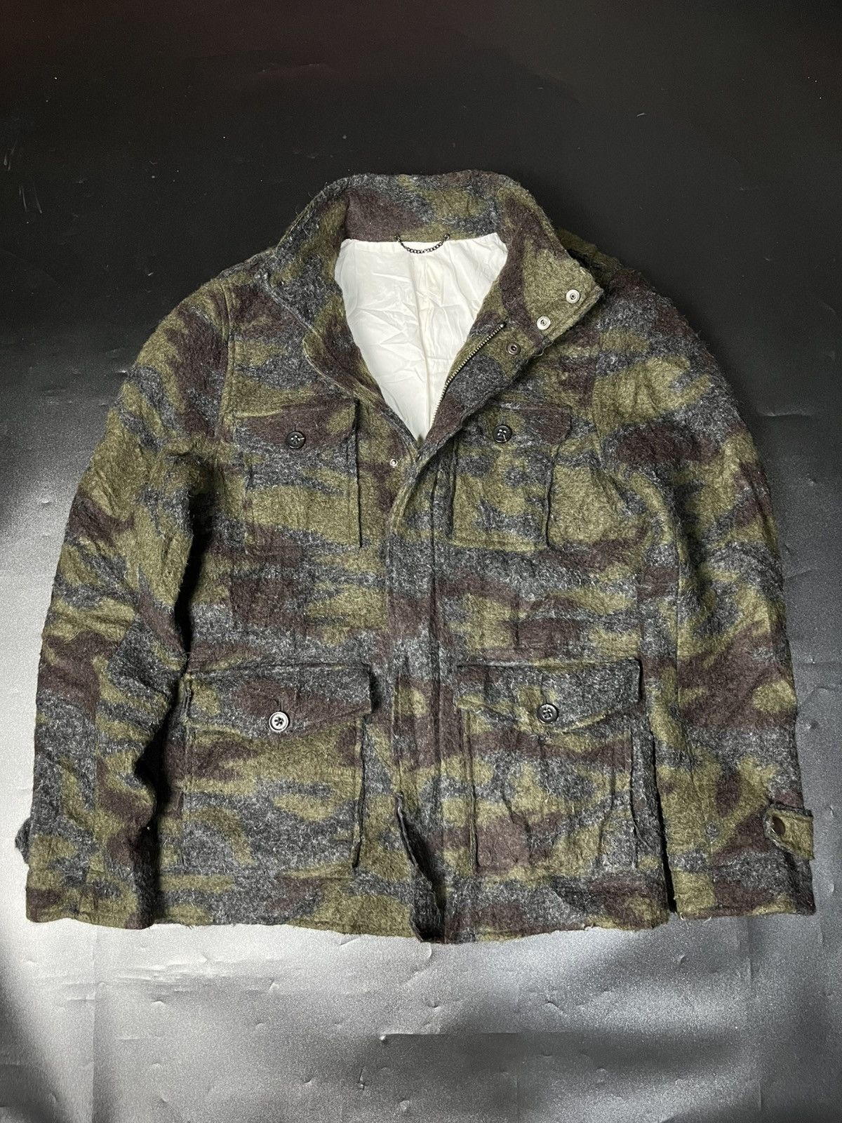 Final Home × If Six Was Nine × Japanese Brand Japanese 291295=Homme army wool jacket Size US M / EU 48-50 / 2 - 3 Thumbnail