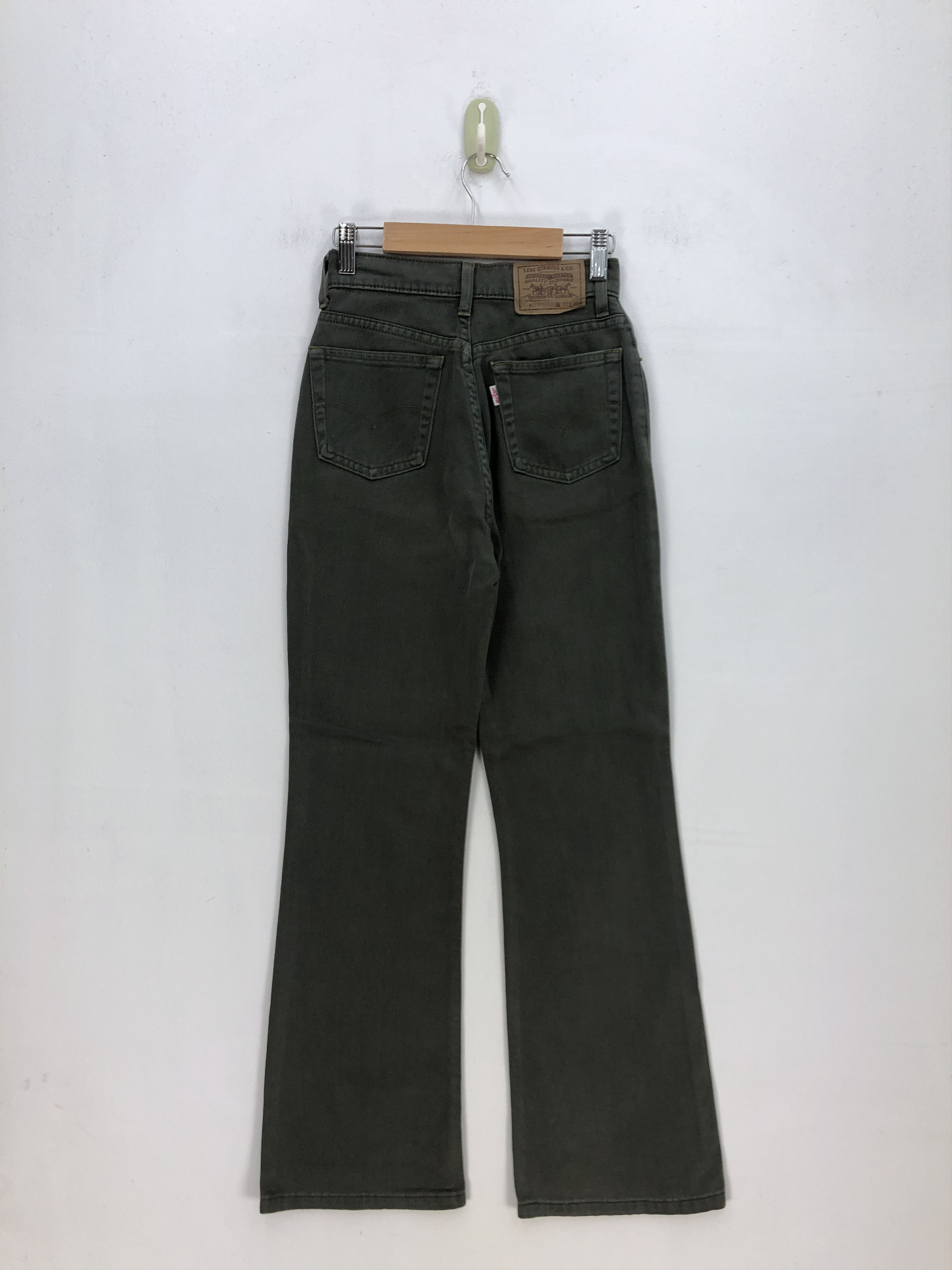 Levi's Vintage Levis Flare Jeans Boot Cut Levi's Bell Bottom Denim Size 22" - 2 Thumbnail