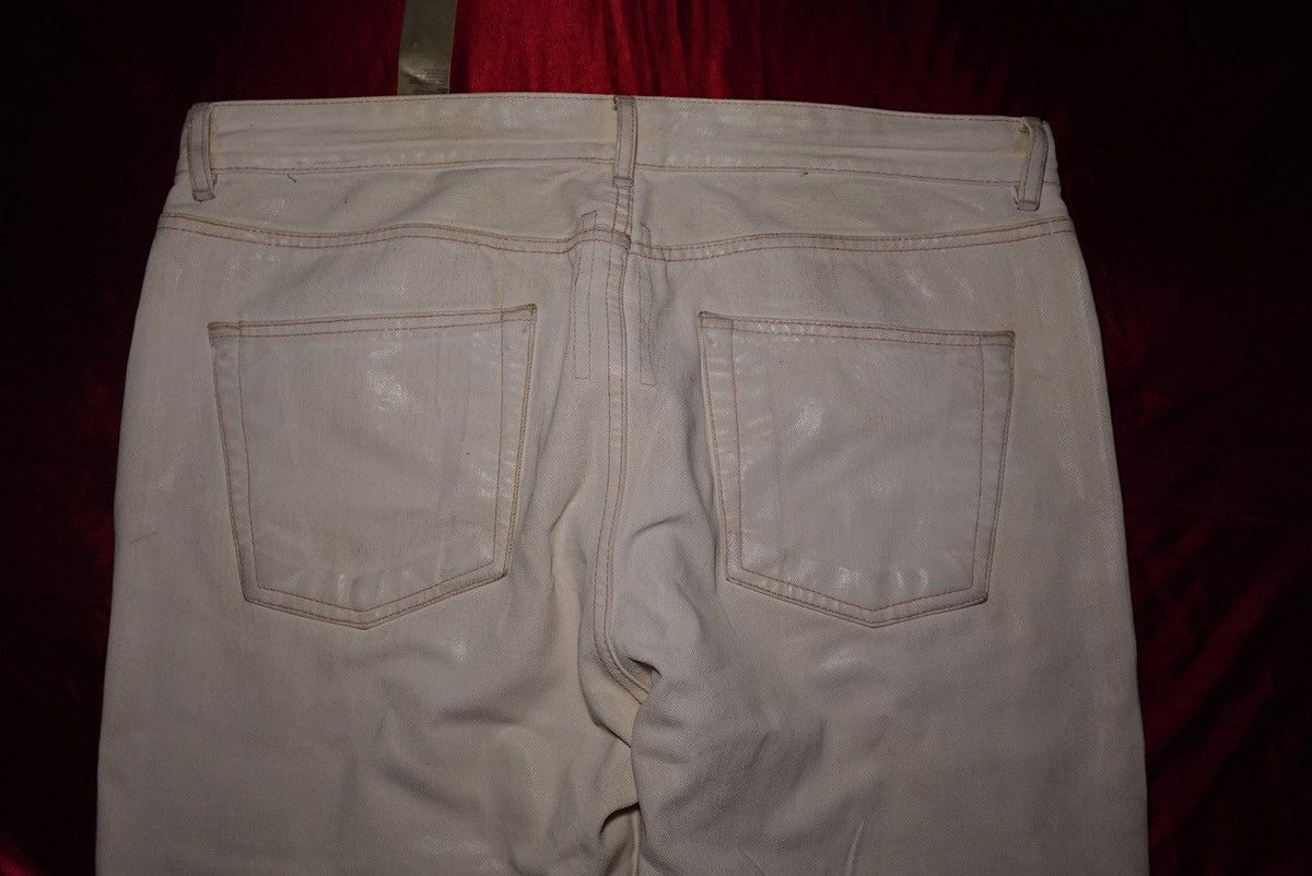 Rick Owens Rick Owens drkshdw white waxed denim jeans Size US 36 / EU 52 - 6 Thumbnail